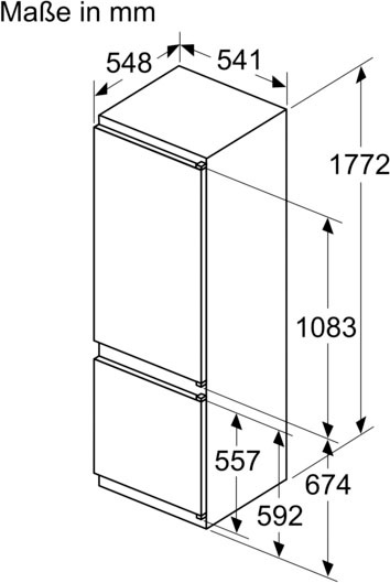 NEFF Einbaukühlgefrierkombination, KI5871SF0, KI5871SF0, 177,2 cm hoch, 54,1  cm breit online bestellen
