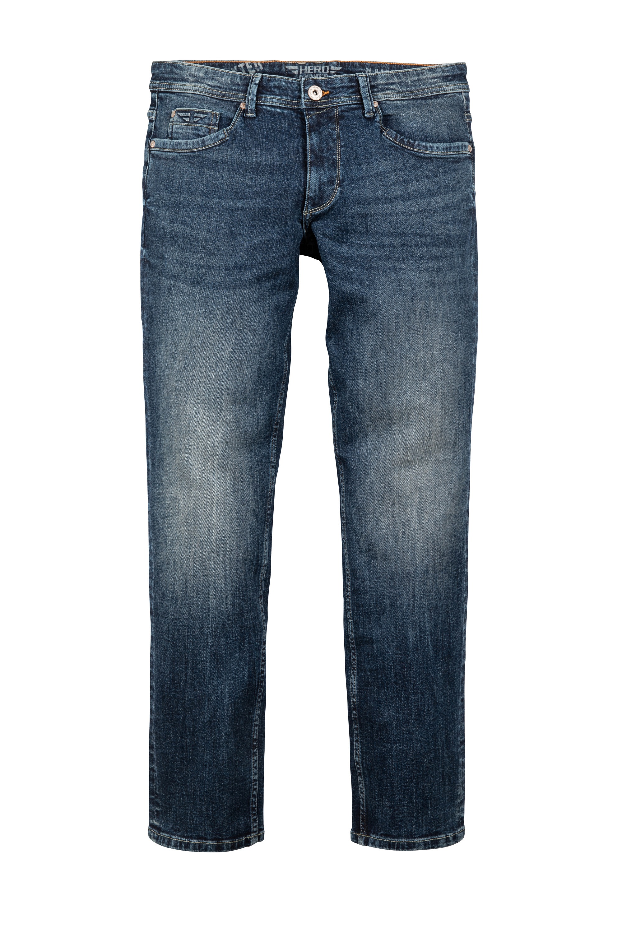 HERO by John Medoox 5-Pocket-Jeans »Baxter Denim Relaxed Fit«, Relaxed Fit Casual Clean Wash Denim Jeans für Herren