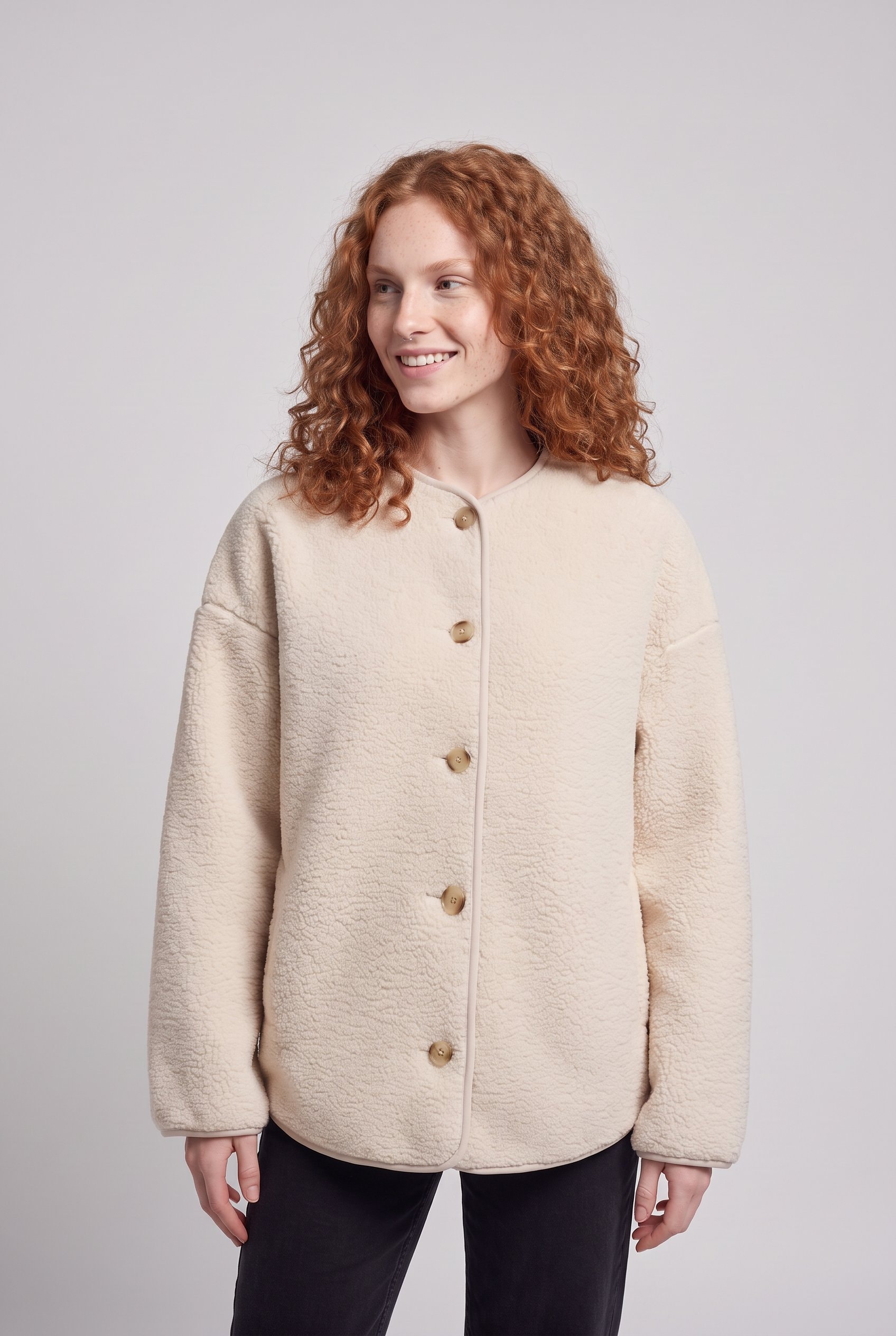 ONLY Plüschjacke »ONLRUNA TEDDY JACKET OTW« Polyester