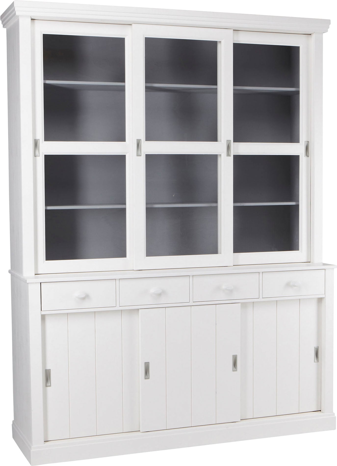 WOOOD Buffet »Lagos«, viel Stauraum, mit Glastüren, H 213 cm x B 163 cm