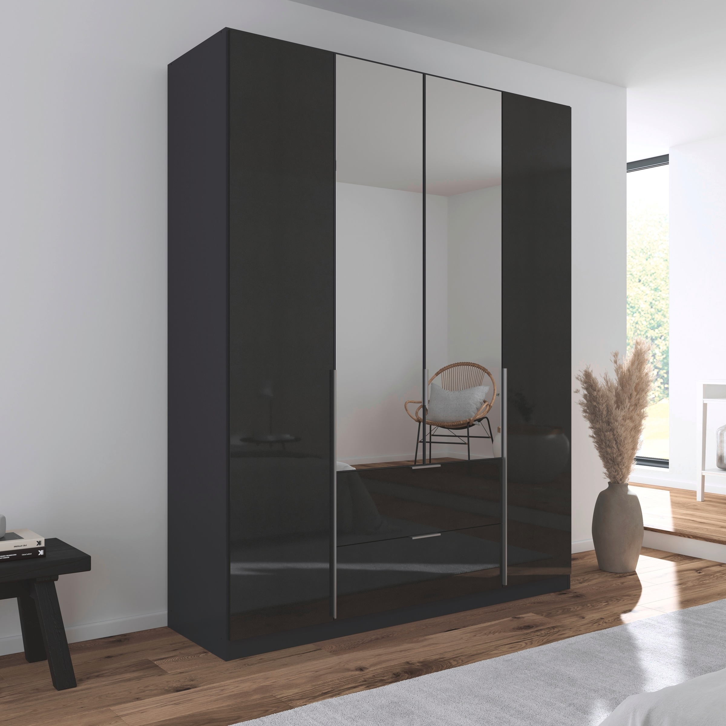rauch Drehtürenschrank "Kleiderschrank Schrank Garderobe AGORDO mit Dekor- günstig online kaufen