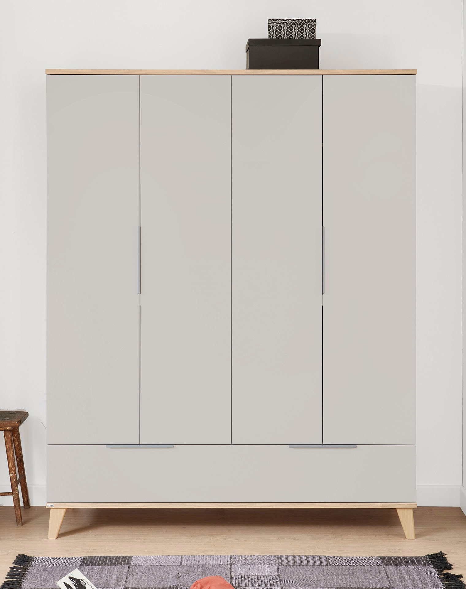PAIDI Kleiderschrank »Fiene, Kinderkleiderschrank, viel Platz und Stauraum,«, (B/H ca. 164x210cm), mit Einlegeböden und Kleiderstange, auch fürs Jugendzimmer optimal