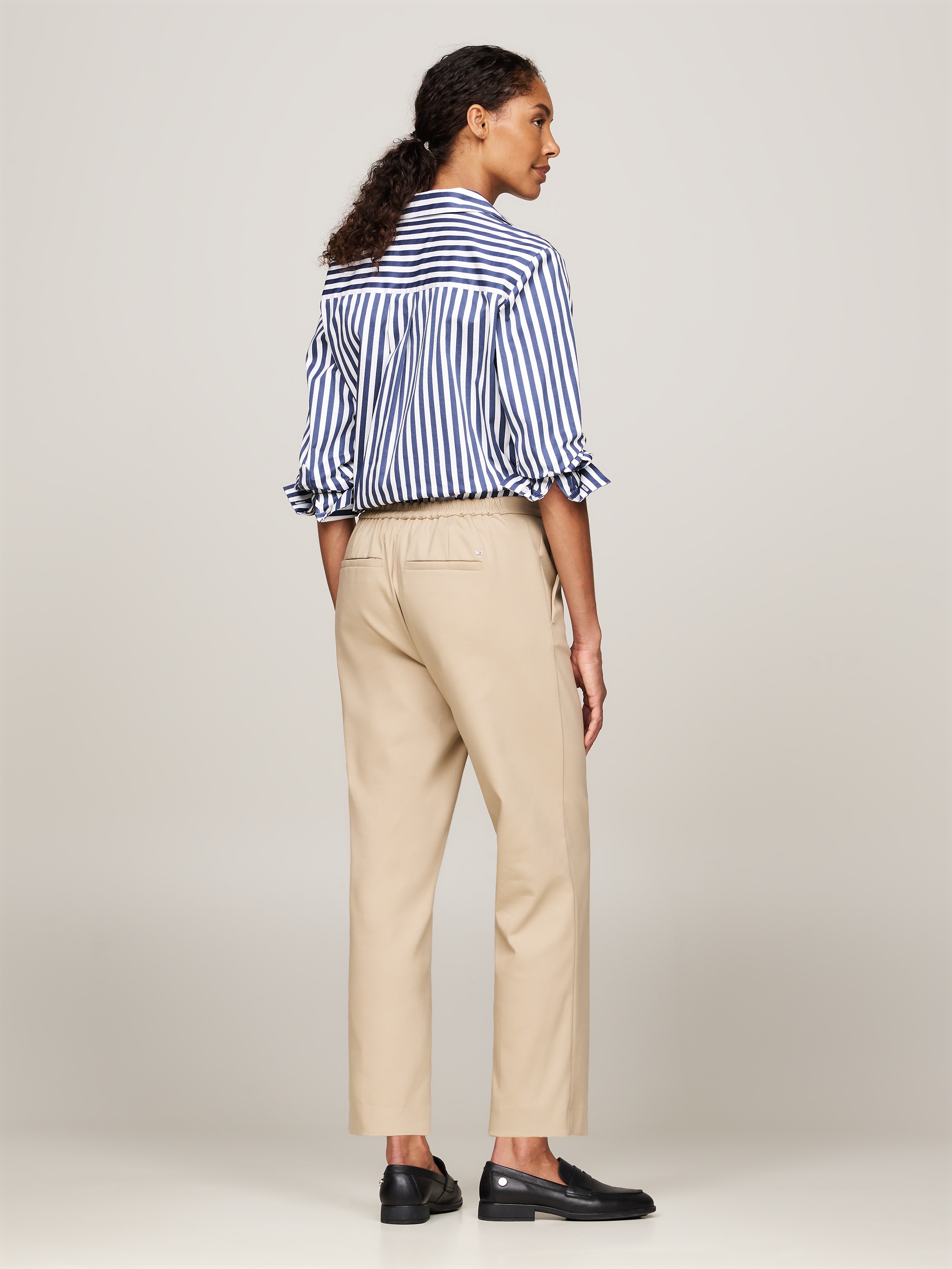 Tommy Hilfiger Chinohose, mit Logostickerei, elastische Pull On Pants