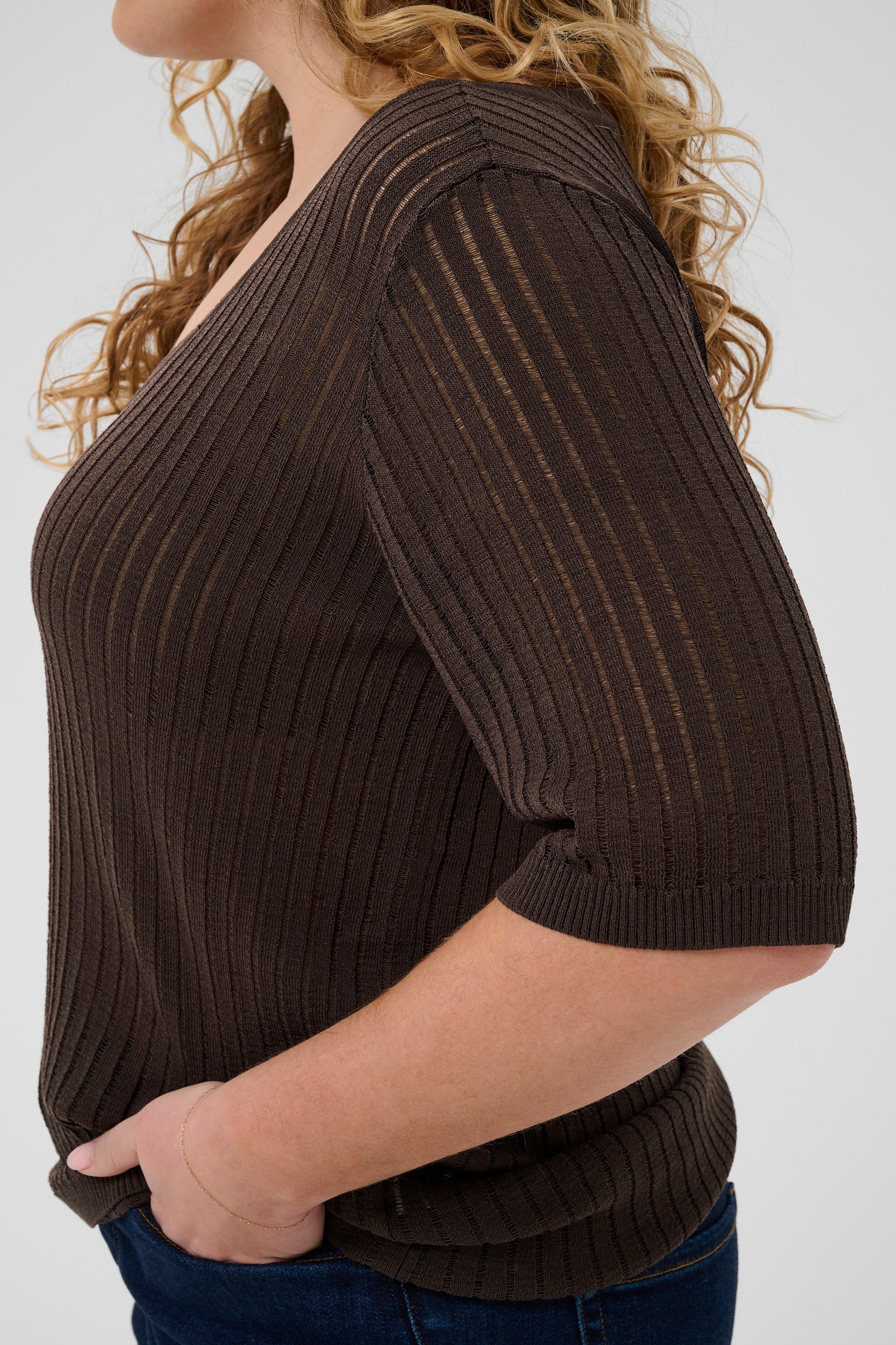 KAFFE Curve Strickpullover »Damen Strickpullover KCabeline«