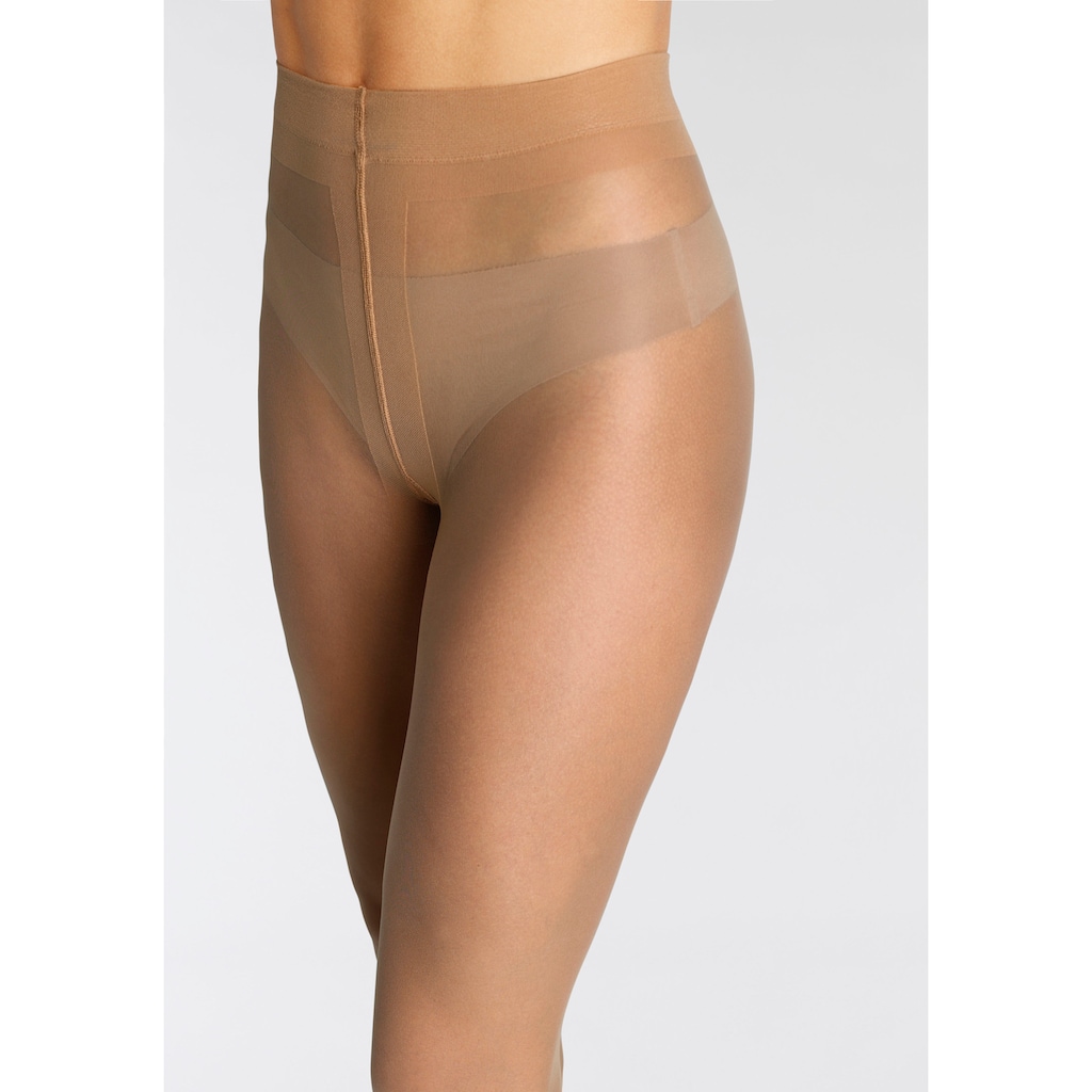 LASCANA Feinstrumpfhose, 10 DEN, (2 St.)