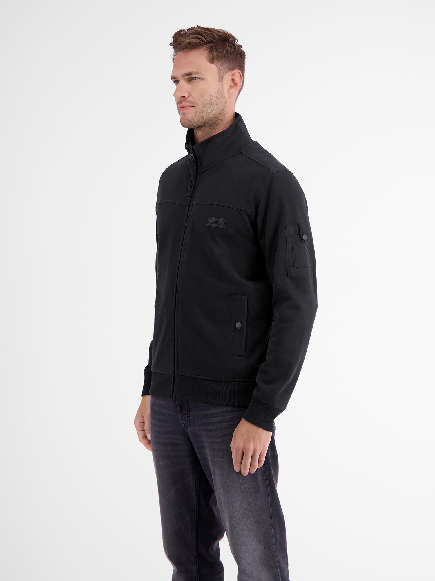 LERROS Sweatjacke »LERROS Sweatjacke in weicher Qualität«