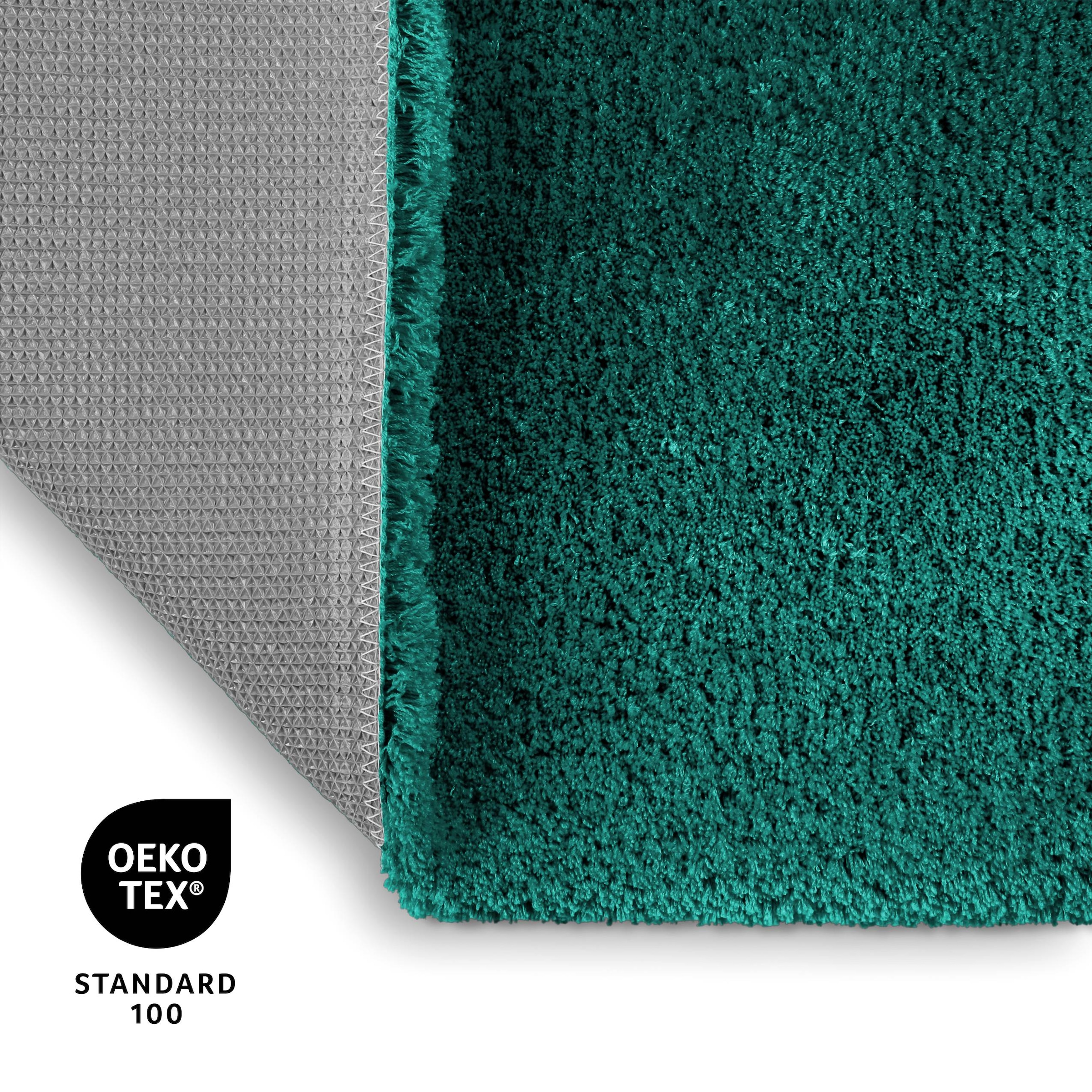 OTTO home Badematte »Kaarin«, rutschhemmend beschichtet, schnell trocknend, Badteppich, getuftet, flauschig, hochflor, große Farbauswahl