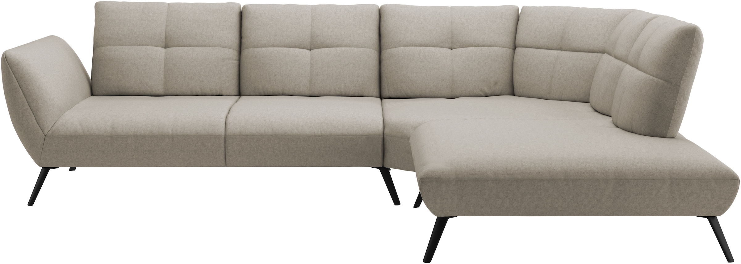 Places of Style Ecksofa »Mikado L-Form«, inkl. Sitztiefenverstellung und Armteilverstellung