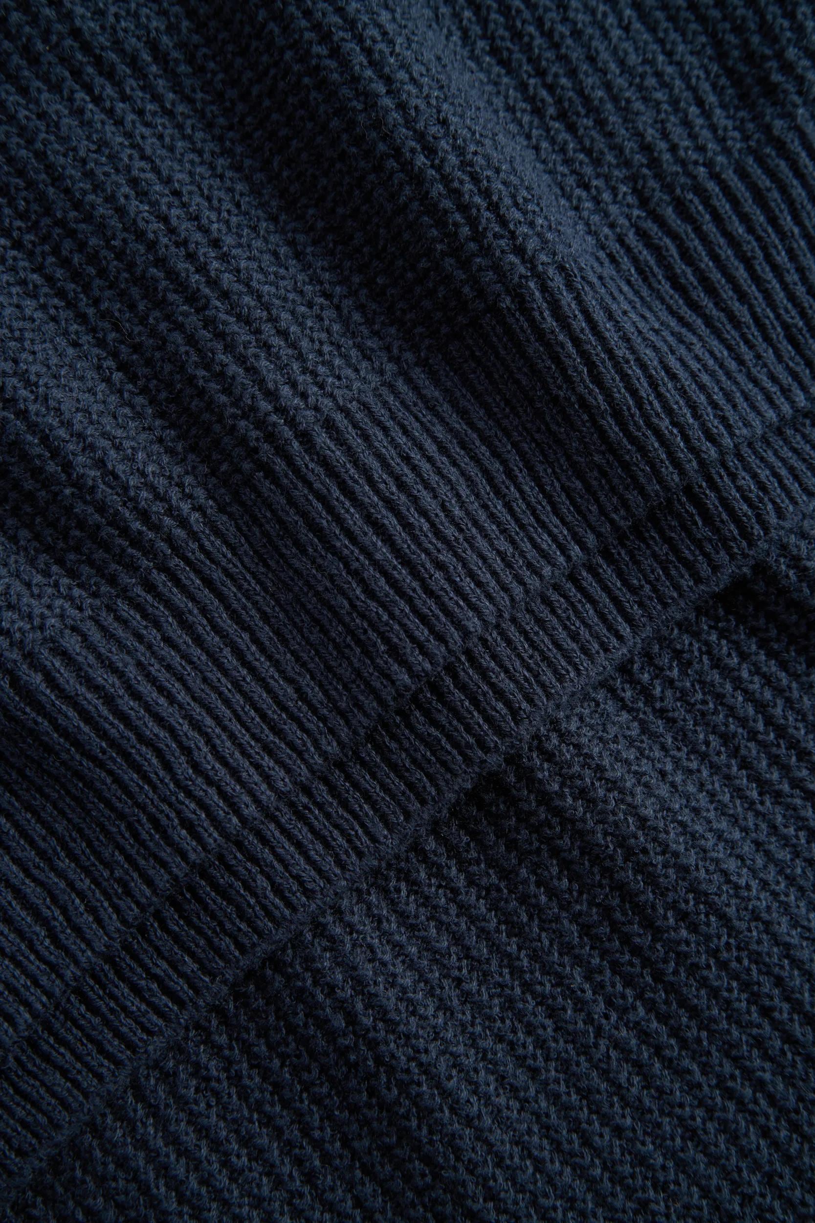 Joop Jeans Polokragenpullover »Ove« mit feinem Strukturmuster