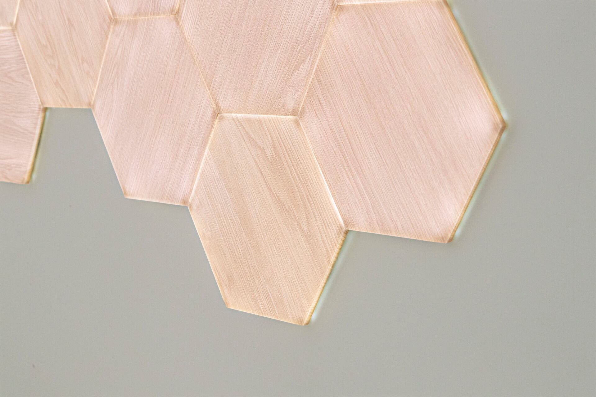 nanoleaf Dekolicht »Elements Wood Look«, Smarte Technologie und elegante Beleuchtung