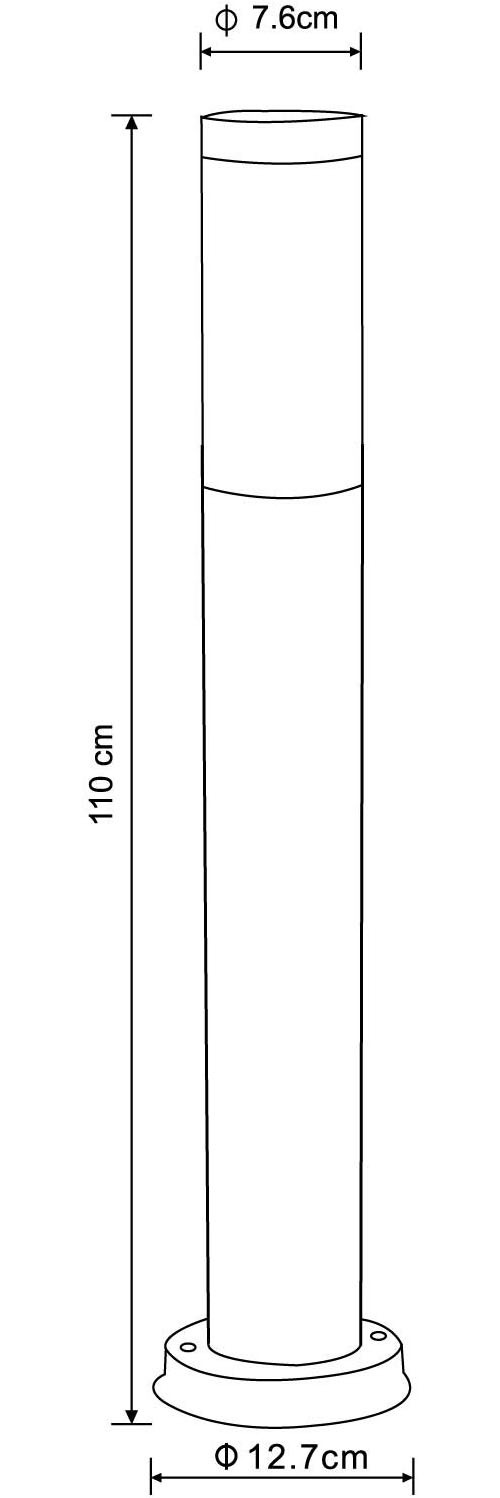 GLOBO LIGHTING Außen-Wandleuchte »BOSTON LED« E27 1 Stk. Warmweiß Außenlampe Haus IP54 Gartenbeleuchtung Terrasse