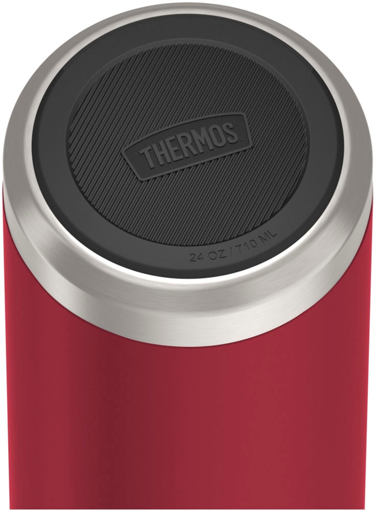 THERMOS Isolierflasche »ICON BEVERAGE BOTTLE, Edelstahlkörper, spülmaschinenfest«, (1 tlg.), 0,71l, 18h heiß & 24h kalt, extra große Öffnung, absolut dicht