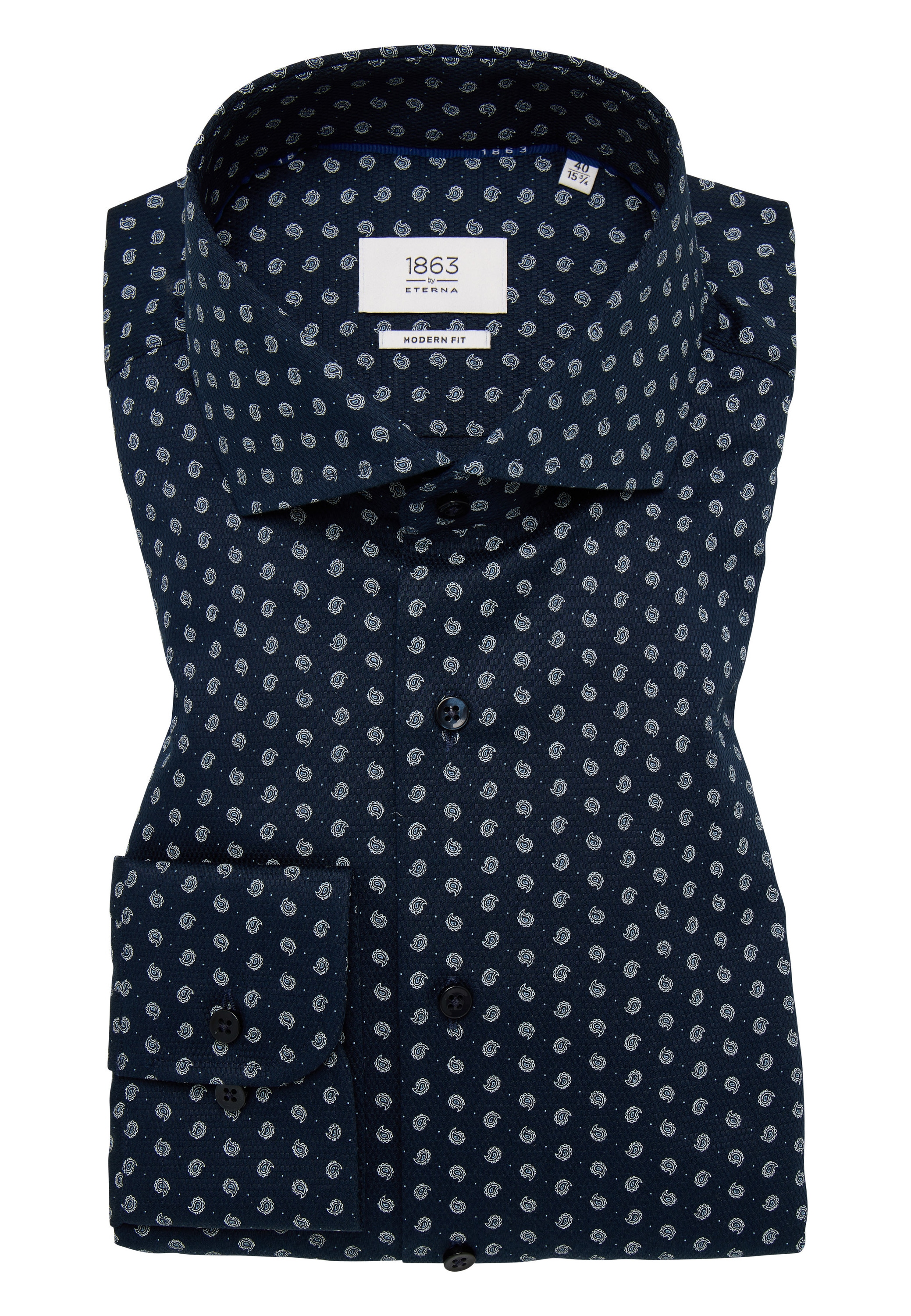 Eterna Langarmhemd »MODERN FIT« NON IRON (bügelfrei)