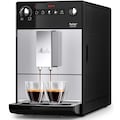 Melitta Kaffeevollautomat »Purista® F230-101, silber/schwarz«, Lieblingskaffee-Funktion, kompakt & extra leise