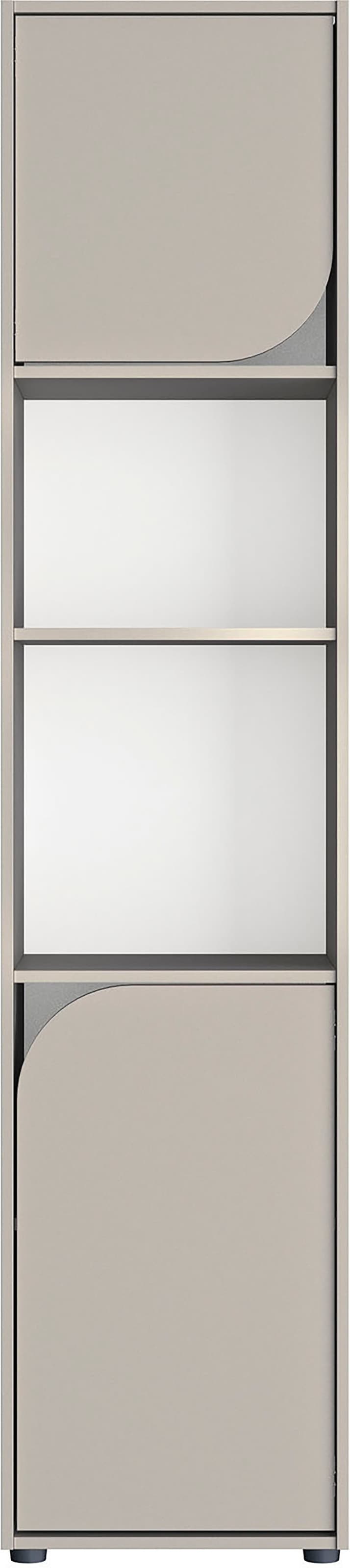 Gami Kleiderschrank »2-türiges Bücherregal«, Ein sehr funktioneller Schrank mit Regal.
