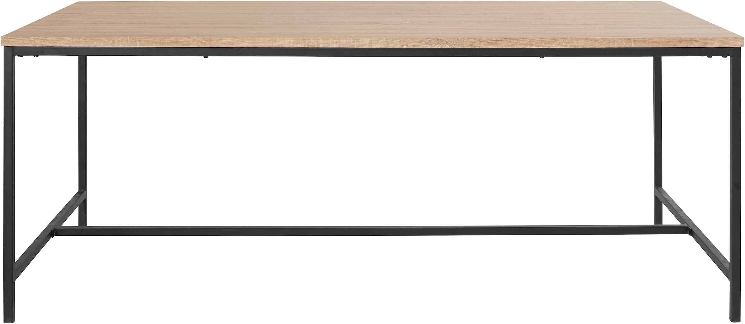 andas Esstisch »Vadum«, (1 St.), Höhe Tischplatte und mit kaufen in cm online Struktur, fühlbare einer 76 Holzoptik