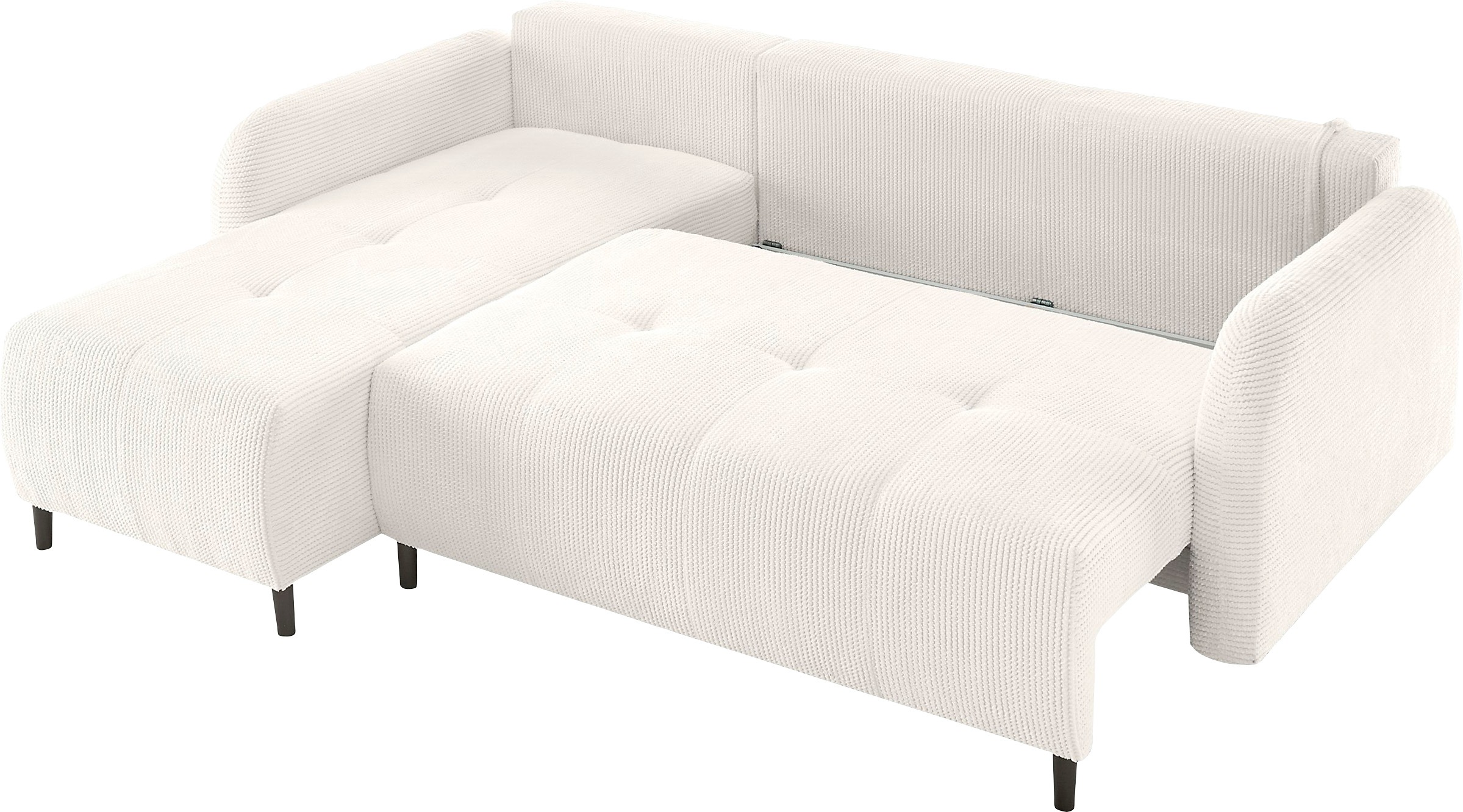 Leonique Ecksofa »BLAISE«, mit Bett-Funktion (Liegefläche 140/200 cm), Zier- und Rückenkissen