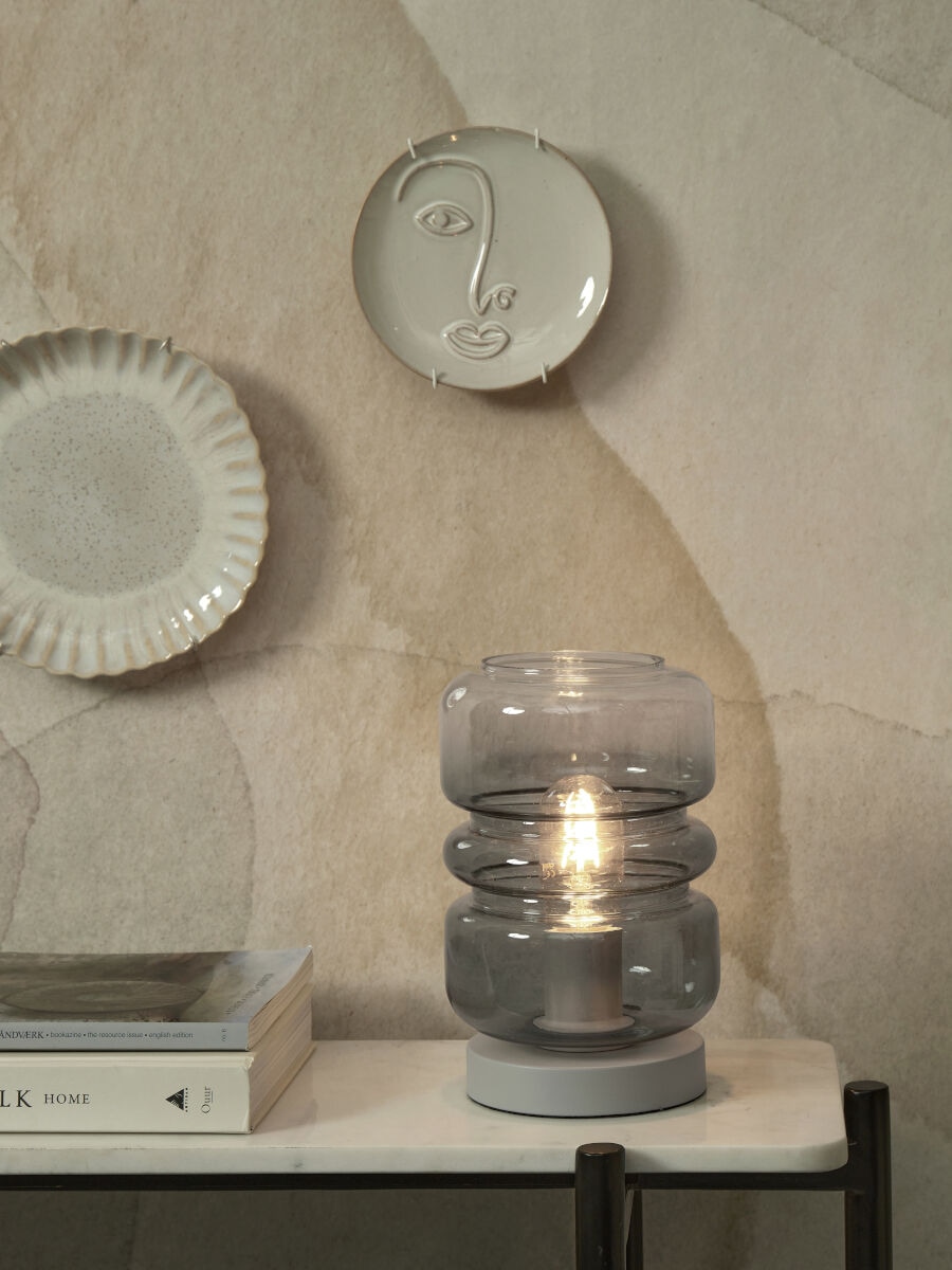it's About RoMi Tischleuchte »VERONA«, 1 flammig, Leuchtmittel E27 | LED wechselbar, Glass mit Farbeverlauf