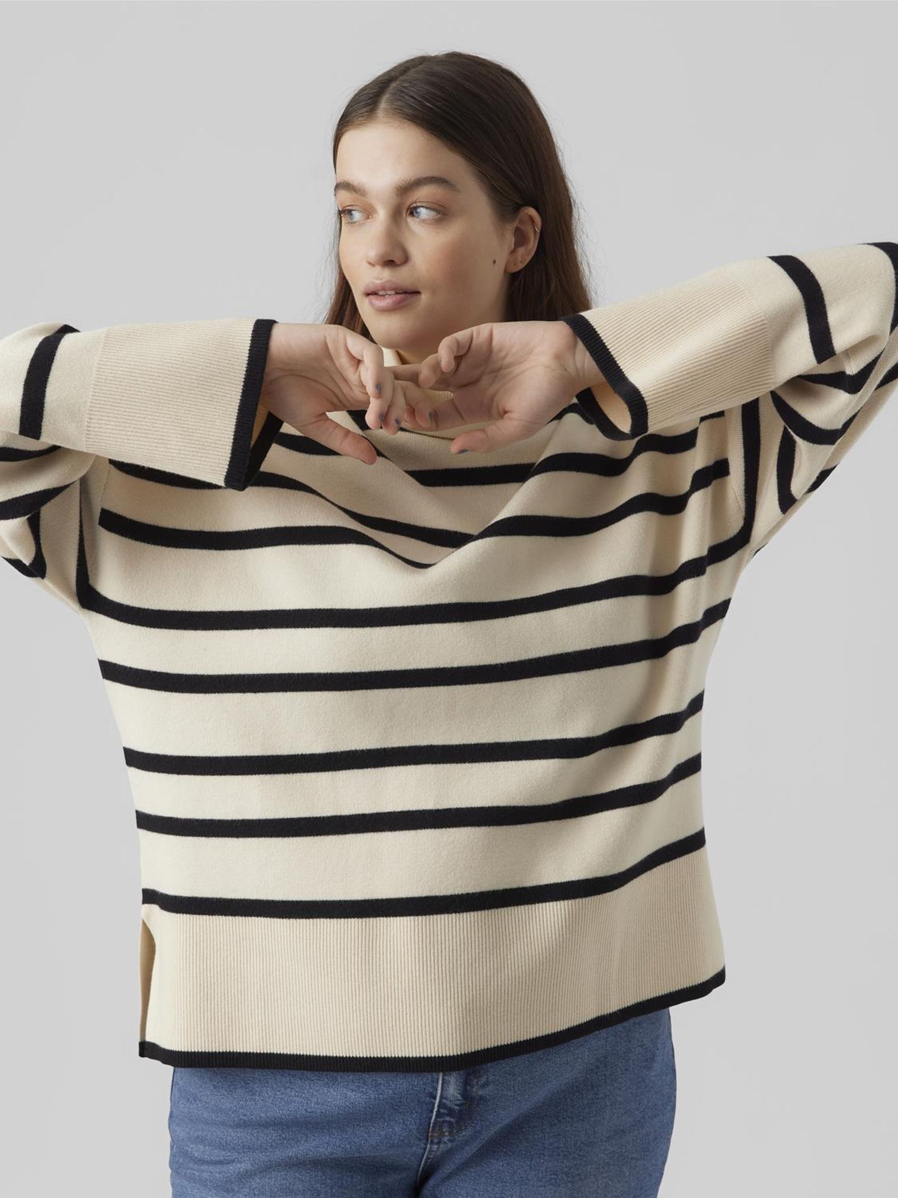 Vero Moda Curve Rollkragenpullover »VMSABA LS ROLLNECK BLOUSE GA NOOS CUR«