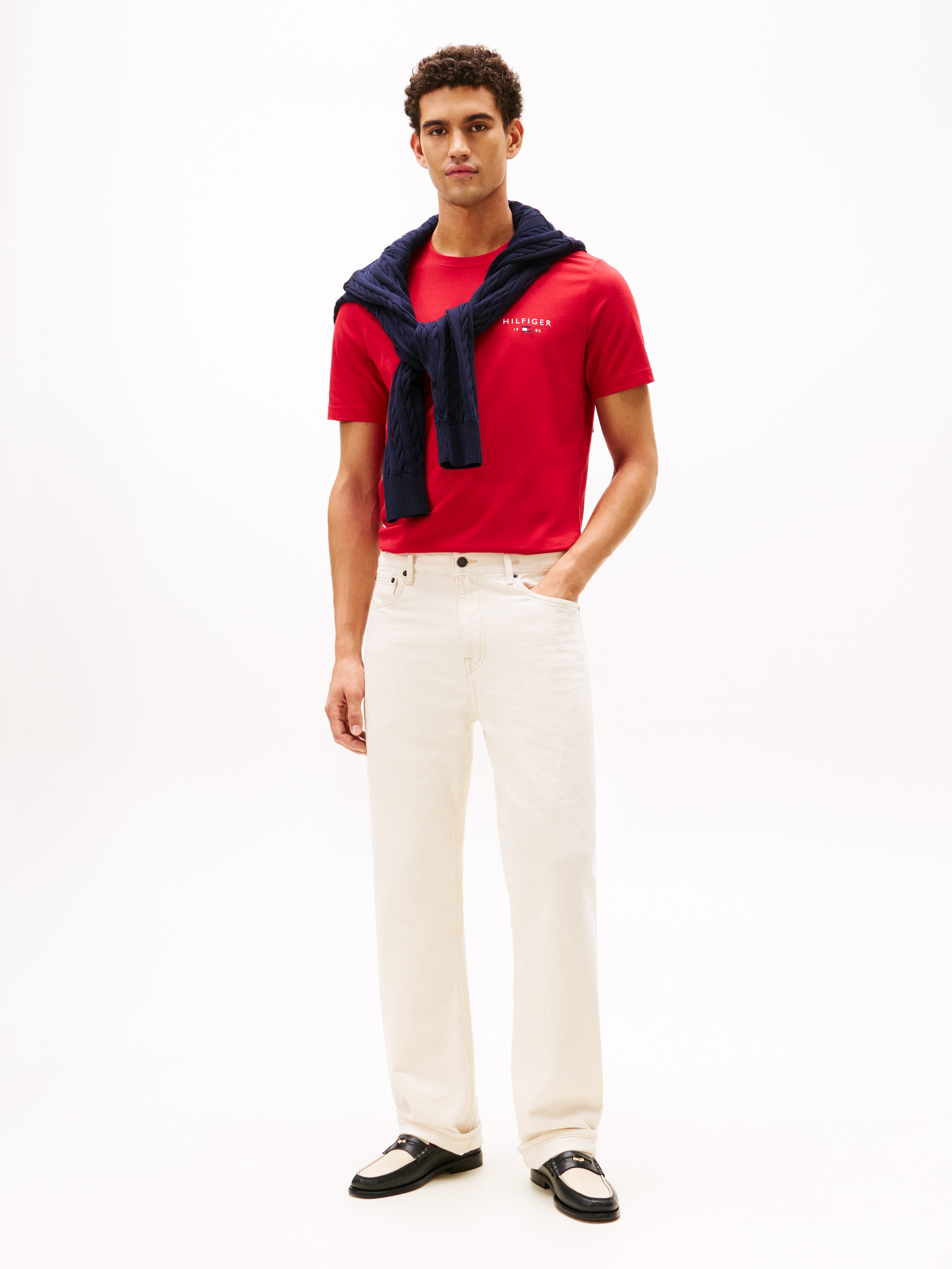 Tommy Hilfiger T-Shirt »BRAND LOVE SMALL HILFIGER« normale Passform, Rundhals, aus Jersey