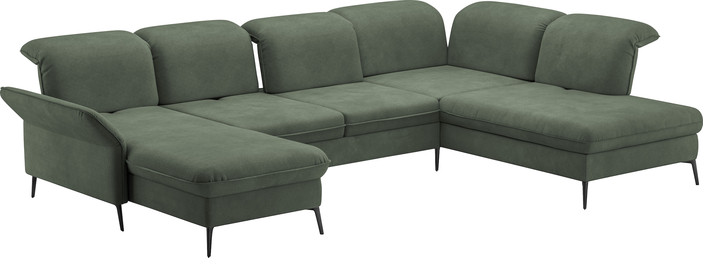 sit&more Wohnlandschaft »Emely«, mit Sitztiefenverstellung optional mit Bettfunktion und Bettkasten