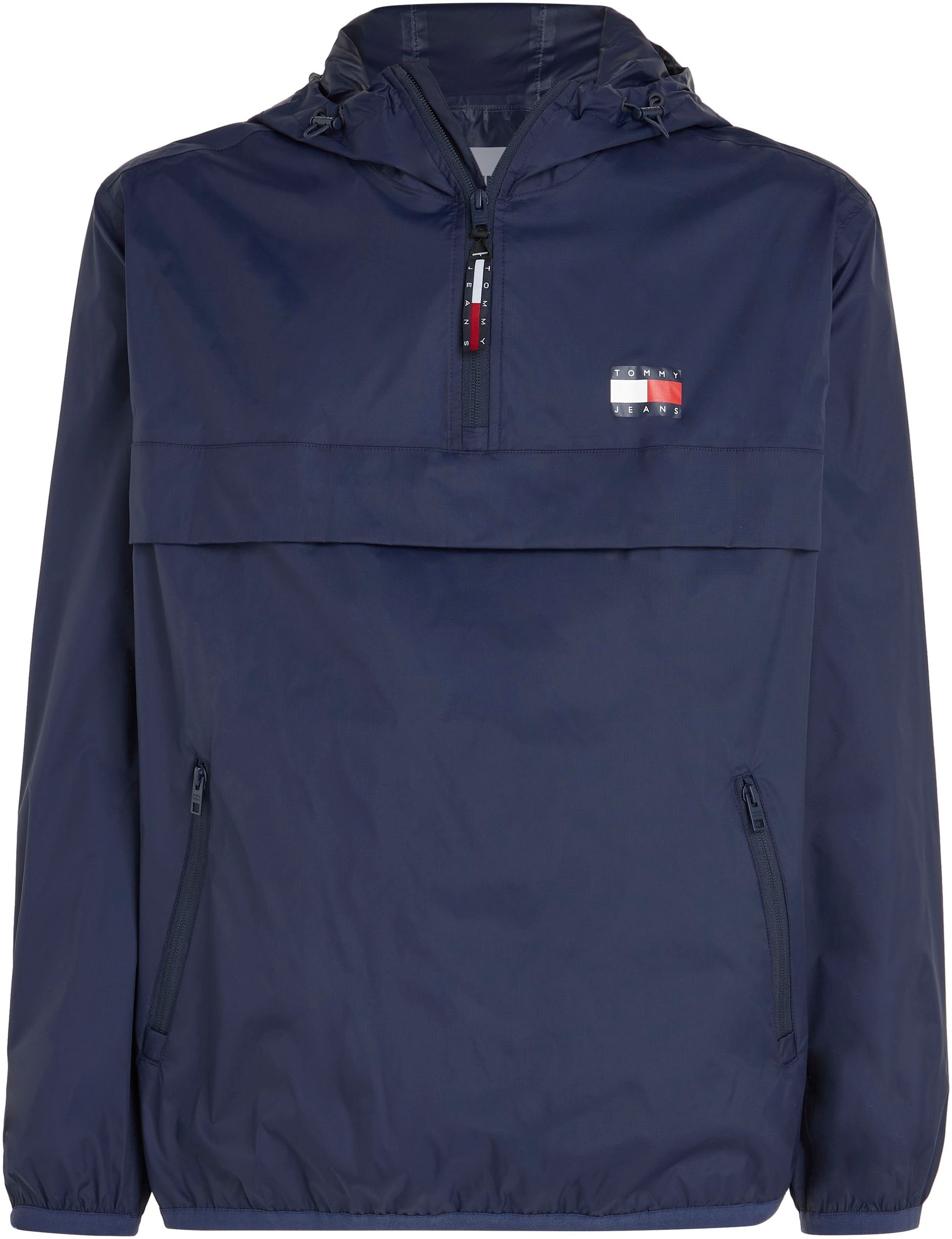 Tommy Jeans Windbreaker »TJM PCKABLE TECH CHICAGO POPOVER«, mit Kapuze, mit kontrastfarbenen Details