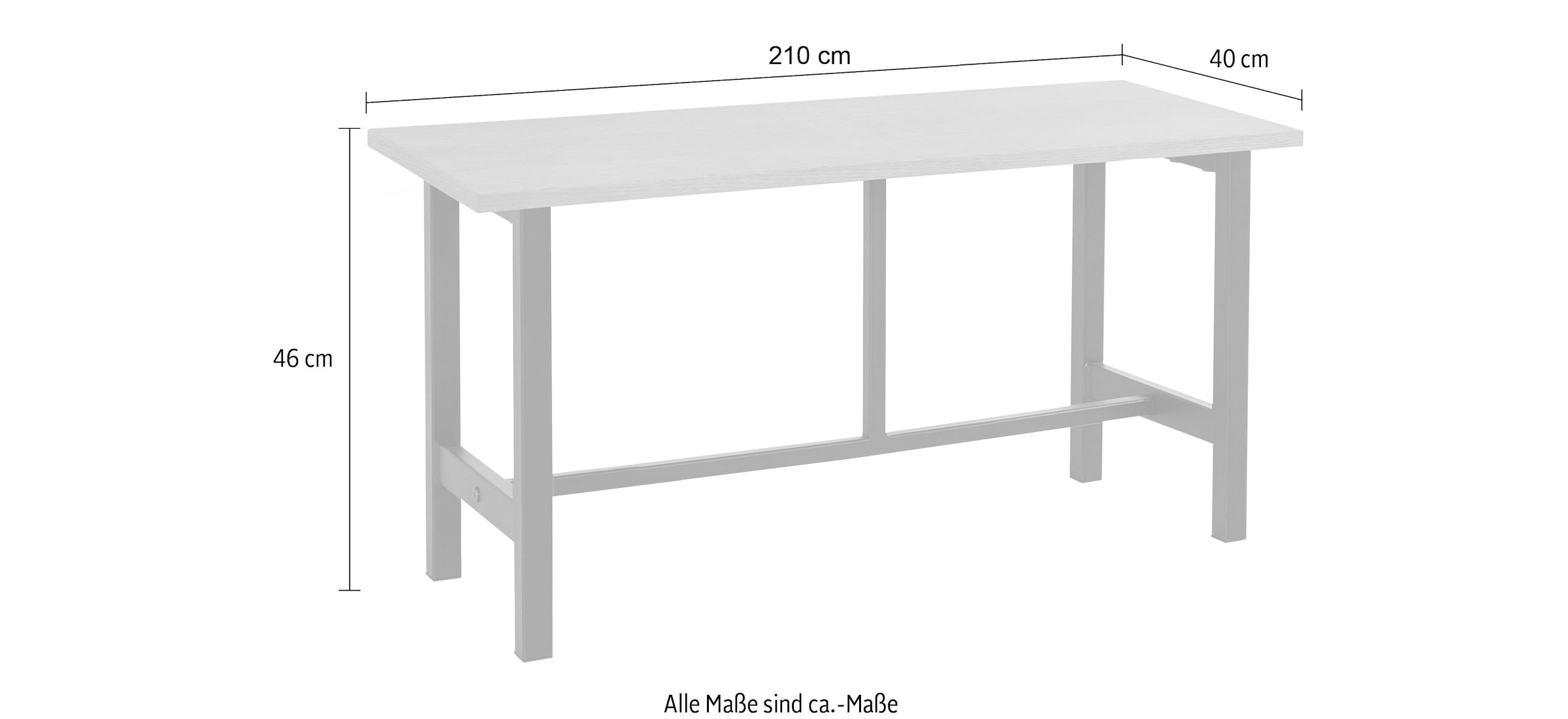 Guido Maria Kretschmer Home&Living Essbank »Sare«, Mit Echtholzfurnier aus Eiche