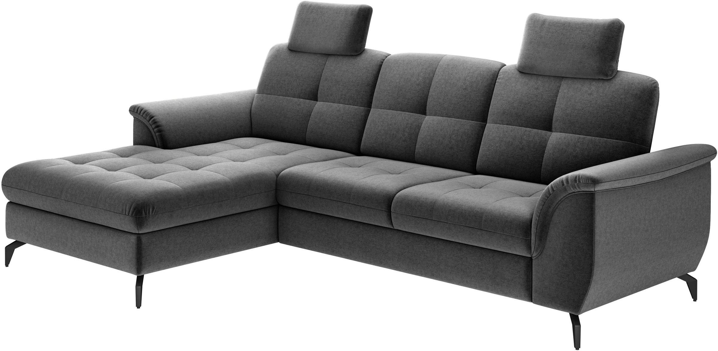 sit&more Ecksofa »Zora L-Form«, wahlweise mit Bettfunktion und Bettkasten