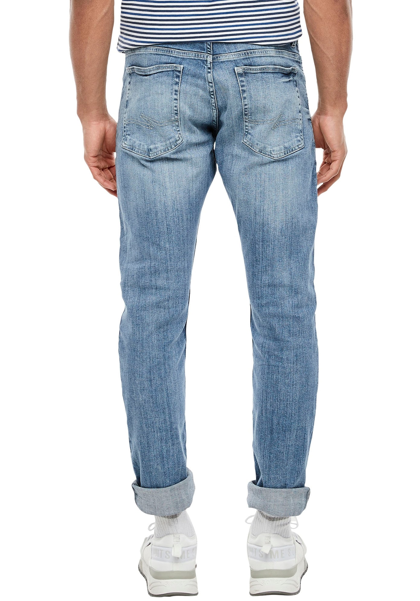 Q/S by s.Oliver Slim-fit-Jeans »RICK«, mit authentischer Waschung günstig  kaufen
