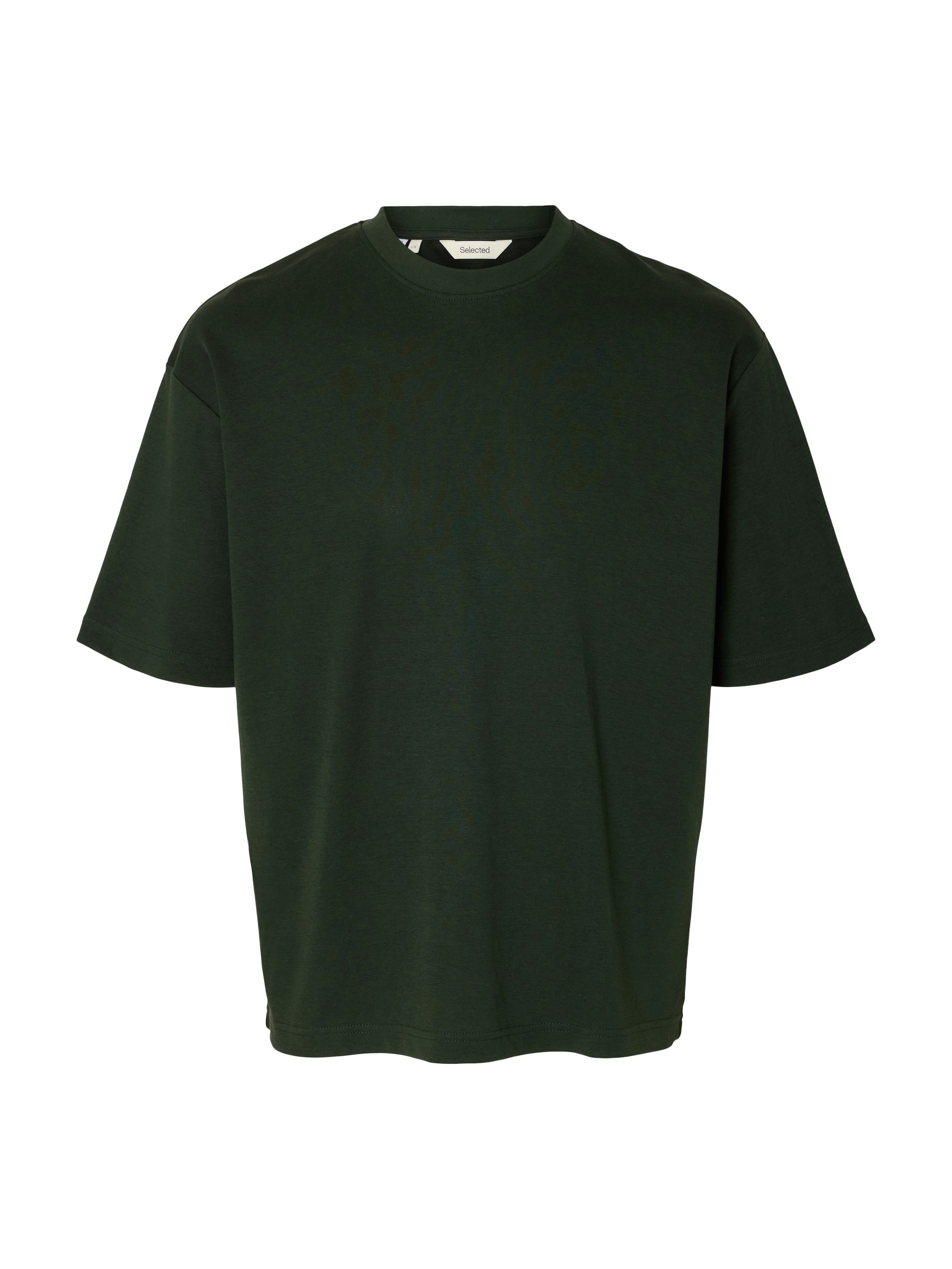 SELECTED HOMME Rundhalsshirt »SLHLOOSEOSCAR SS O-NECK TEE NOOS«