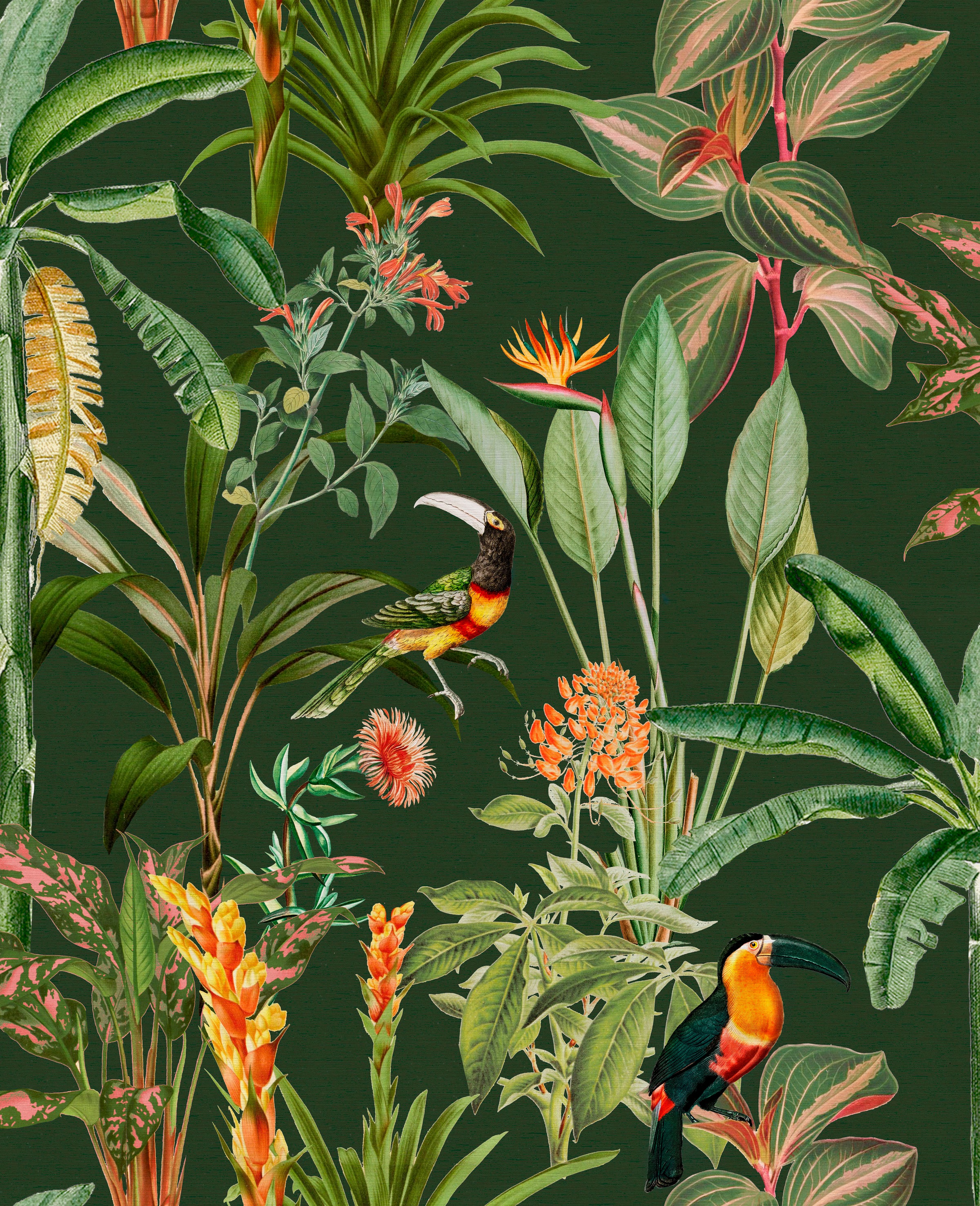 Superfresco Easy Vliestapete »Sarah Grun«, Motiv, botanisch günstig online kaufen