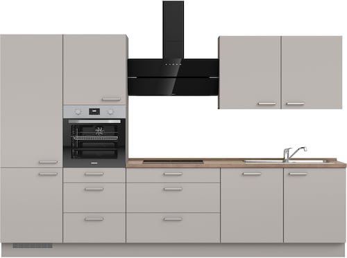 nobilia® Küchenzeile »"Touch II"« vormontiert, Ausrichtung wählbar, Breite günstig online kaufen