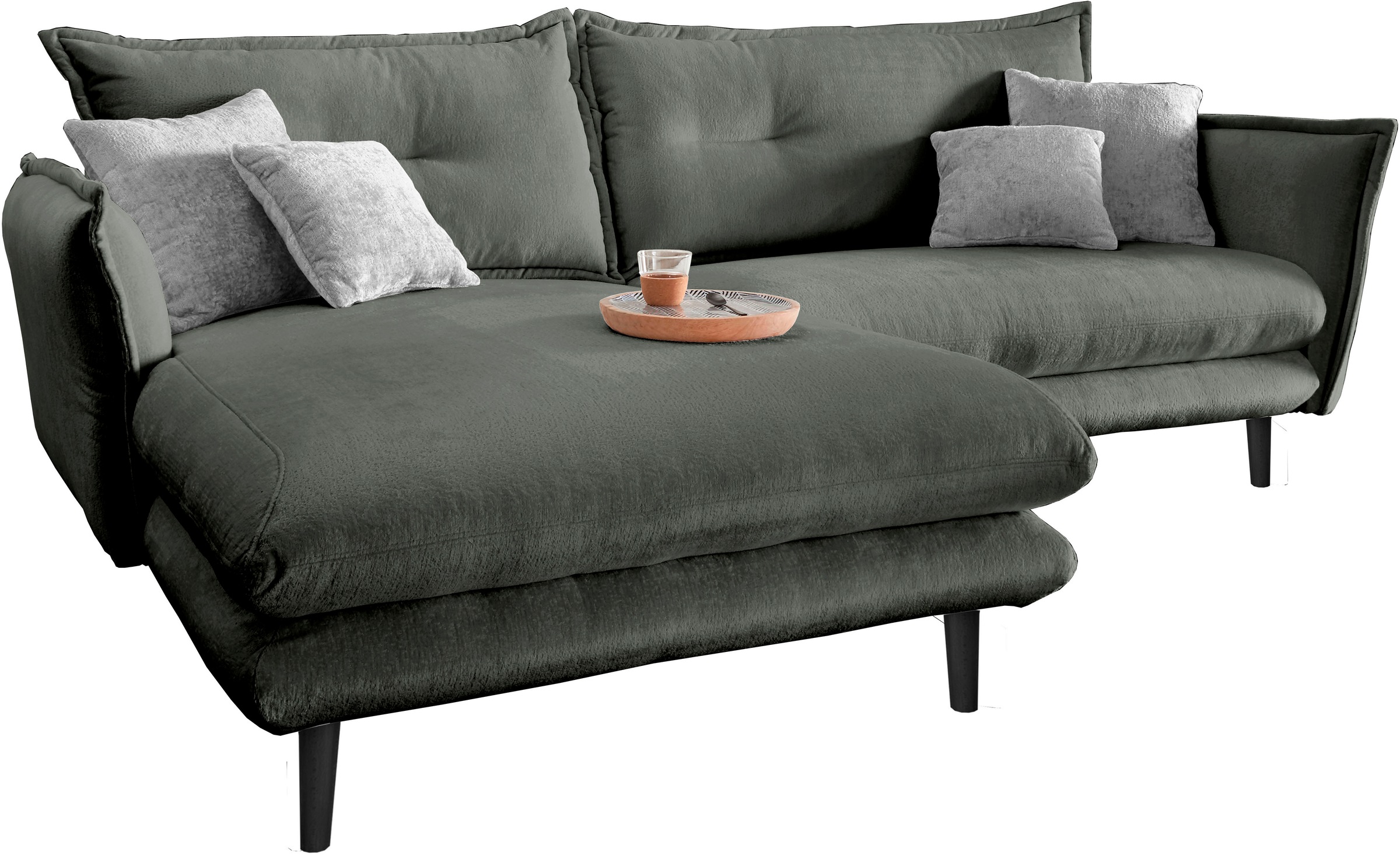 INOSIGN Ecksofa »Lazio modernes Design, bequem, schmale Armlehnen, OTTOs Ch günstig online kaufen