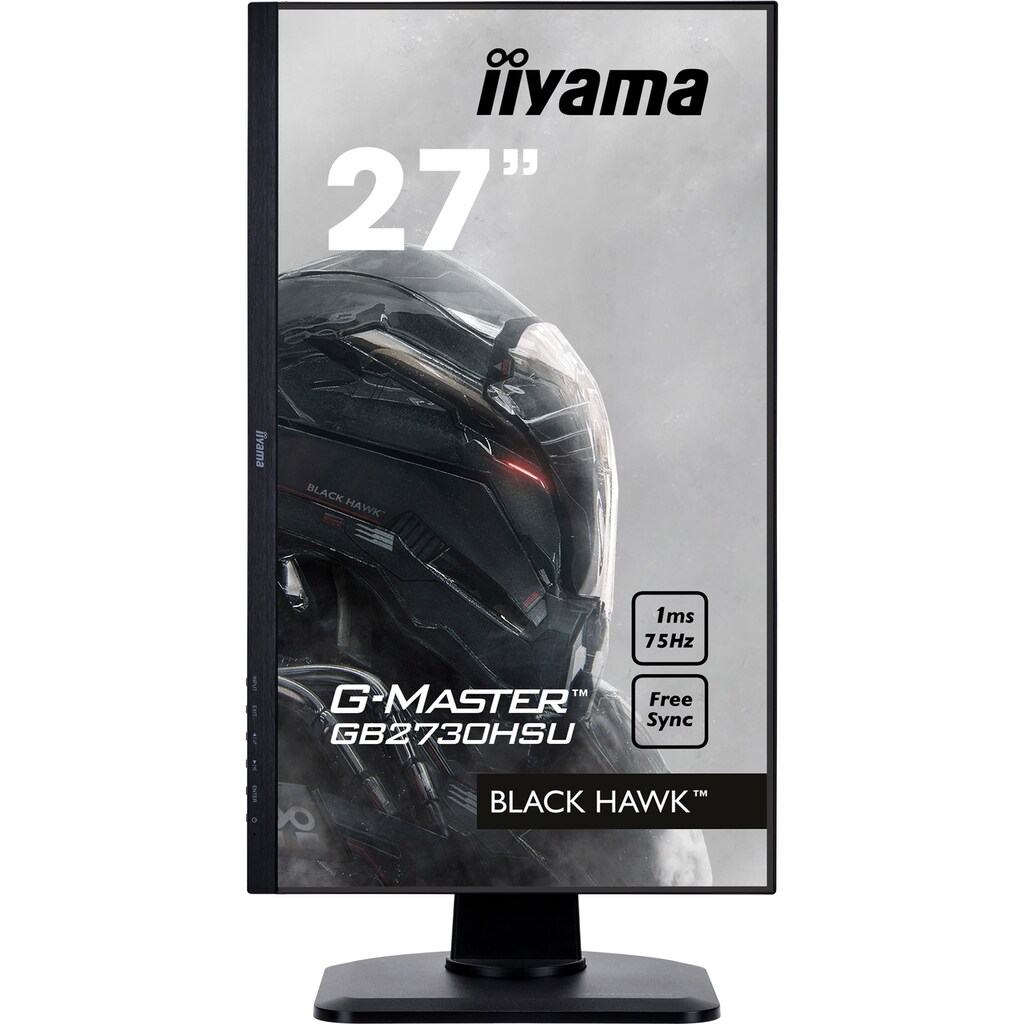 Iiyama LED-Monitor »G-MASTER GB2730HSU«, 68,6 cm/27 Zoll, 1920 x 1080 px, Full HD, 1 ms Reaktionszeit, 75 Hz