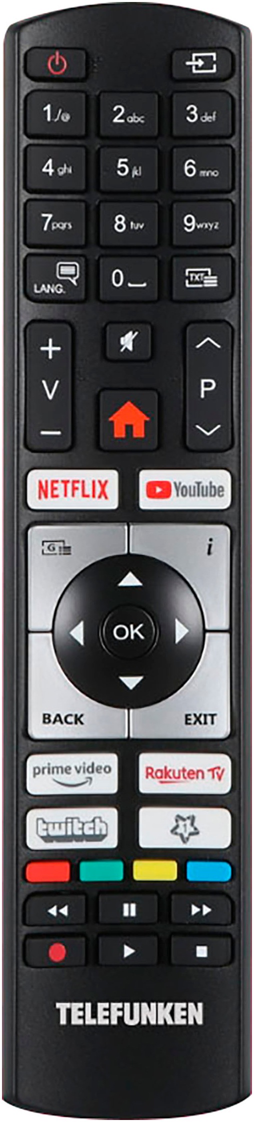 Telefunken LED-Fernseher »L24H554M1CWV«, HD ready, Smart-TV, mit 12-Volt Anschluss