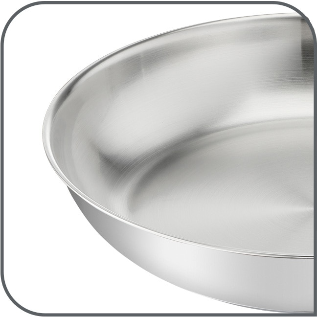 Tefal Wok »Wokpfanne Virtuoso Induktion 28 cm«, Edelstahl, (1 tlg.), hochwertiger Premium-Edelstahl, unversiegelt, für alle Herdarten