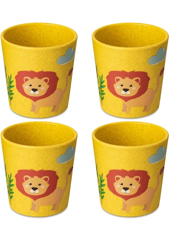 Kinderbecher »CONNECT CUP S AFRICA«, (Set, 4 tlg., 4x Becher 190ml)