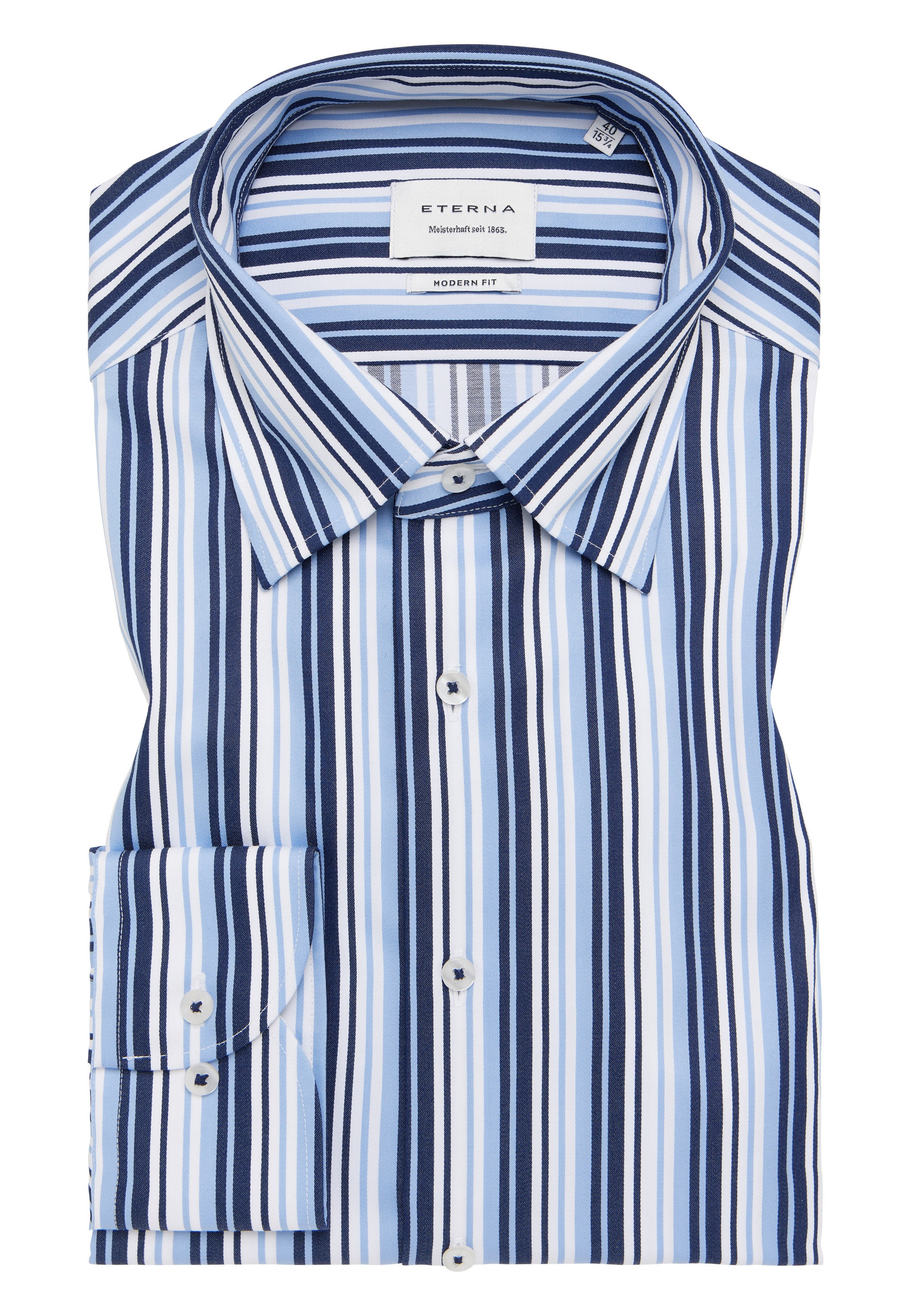 Eterna Langarmhemd »MODERN FIT« NON IRON (bügelfrei)