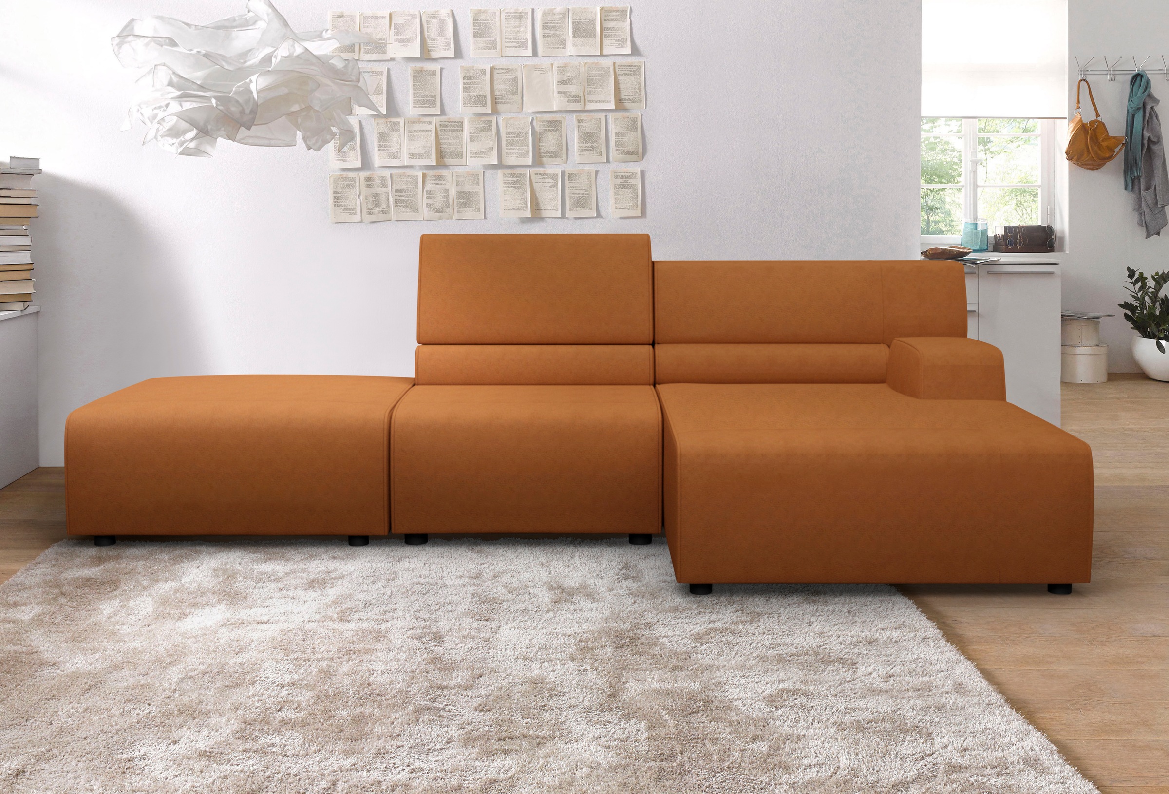 Egoitaliano Ecksofa »Babouche, Designsofa mit außergewöhnlichem Sitzkomfort günstig online kaufen