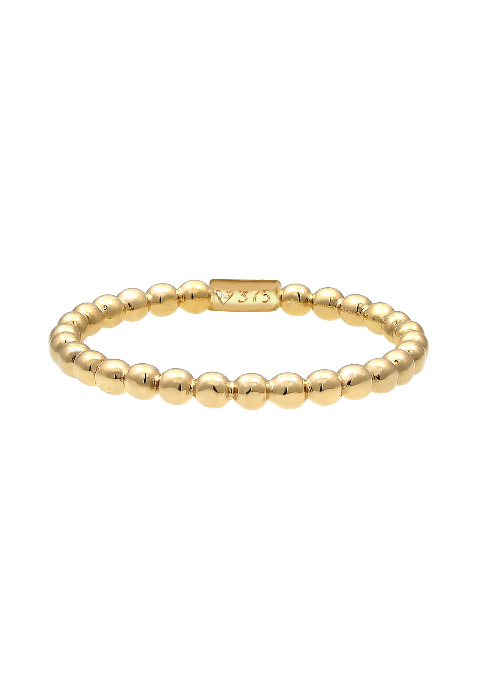 Elli Premium Fingerring »Ring Dots Kugel Design 375 Gelbgold«