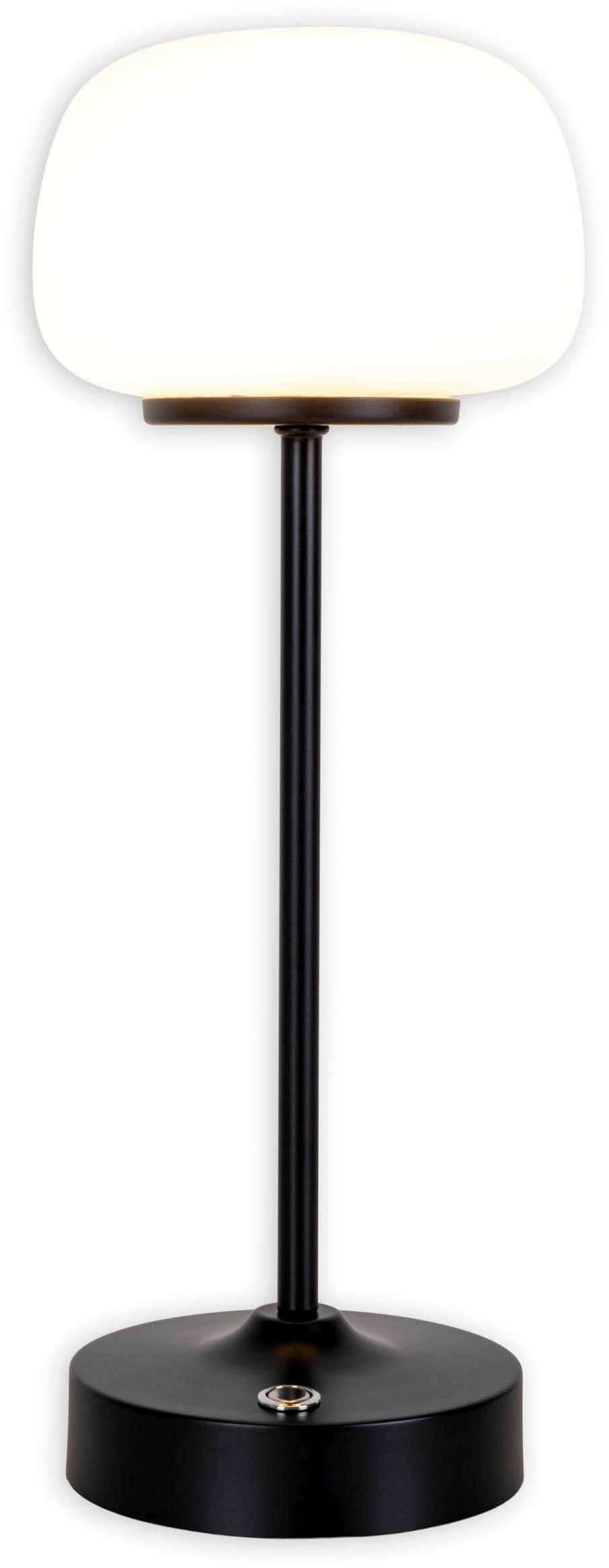 näve LED Tischleuchte »Pina«, 1 flammig, Leuchtmittel LED-Modul | LED wechselbar, Akku aufladbar, USB Typ C inkl. Kabel 100cm, Touch, dimmbar