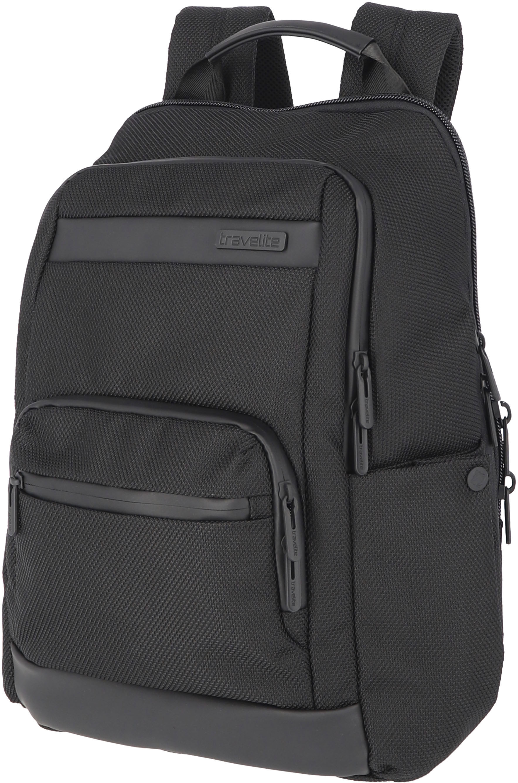 Rucksack »Meet, 41 cm, schwarz«, erweiterbar