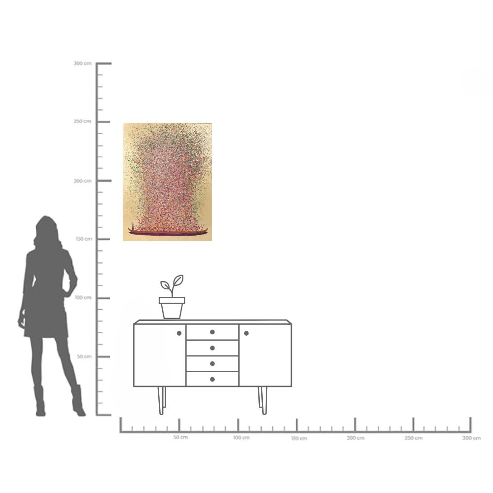 Kare Design Leinwandbild »Bild Touched Flower Boat«