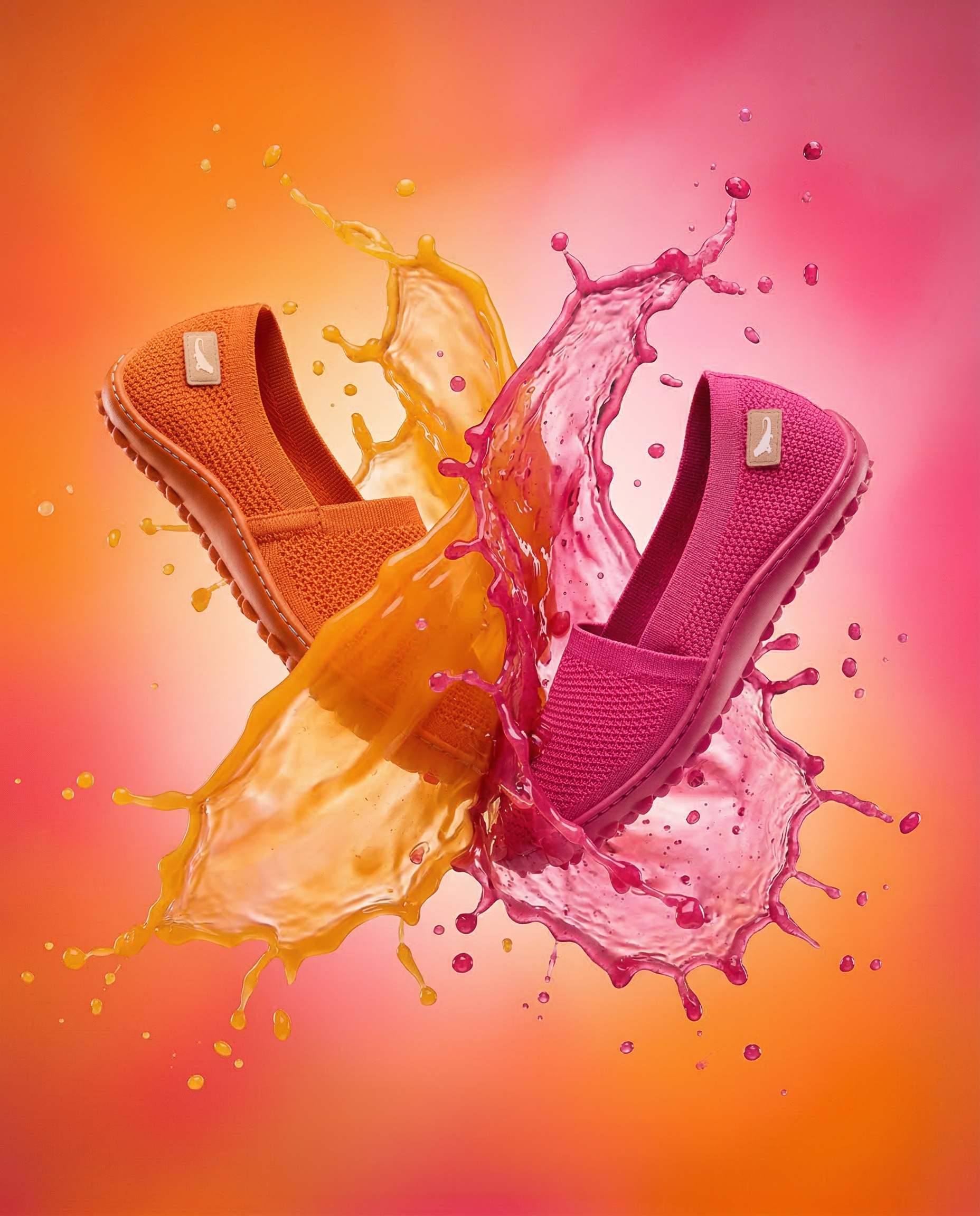 Leguano Barfußschuh »FLAIR«  Slipper, Schlupfschuh mit Logo-Aufnäher an der Ferse