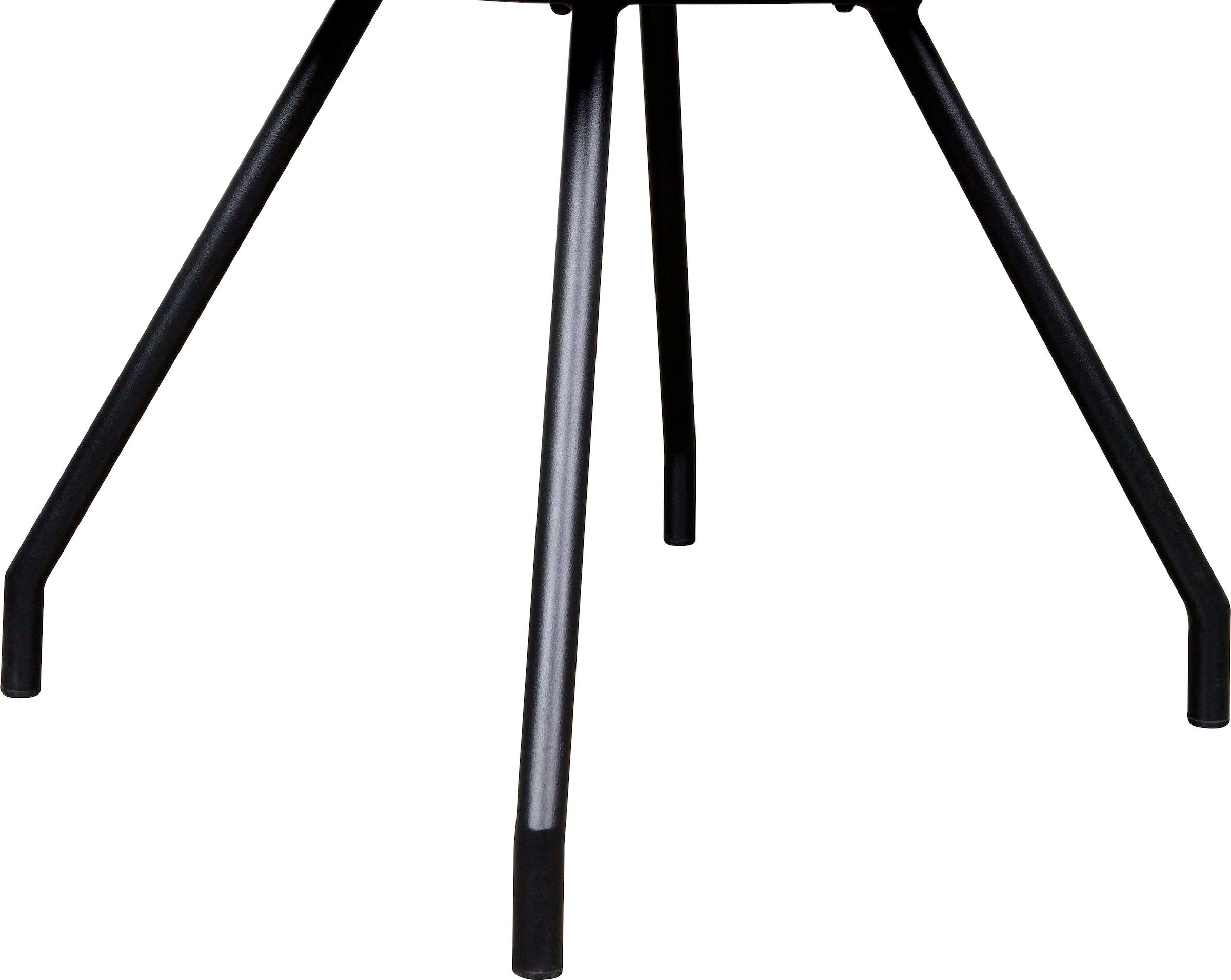 Kayoom Polsterstuhl »Stuhl Eaden 125 2er-Set, samtiger Stoffbezug, Paspel aus Kunstleder«, (Set), 2 St., stilvoll, pflegeleicht, zeitgemäße Farbgebung, samtiger Stoffbezug