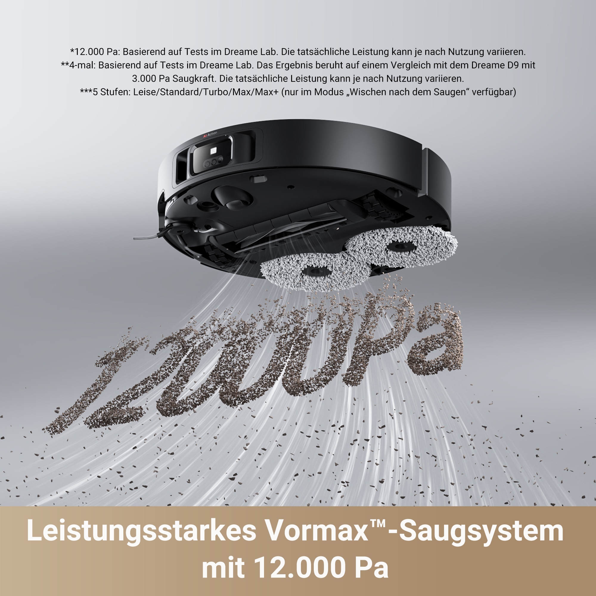 Dreame Saugroboter »Dreame X40 Master mit Wischfunktion«, 12.000Pa Saugkraft, 8-in-1-Basisstation mit automatischer Wartung