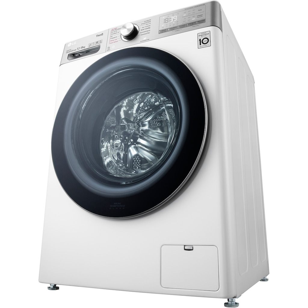 LG Waschtrockner »V9WD128H2«, TurboWash® - Waschen in nur 39 Minuten