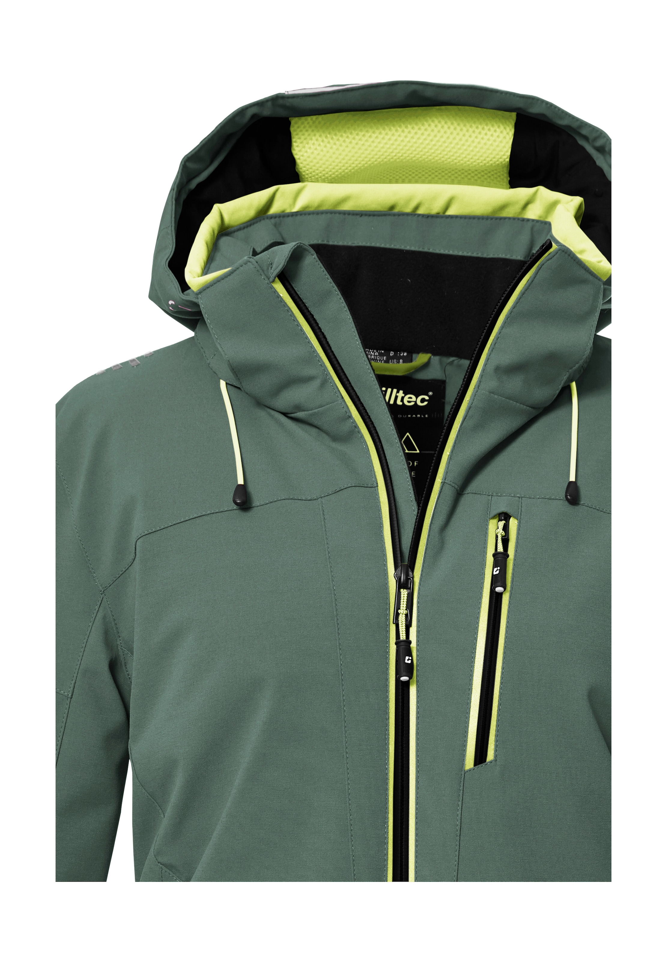 Killtec Skijacke »KSW 81 WMN SKI JCKT«, Wasserdichte, atmungsaktive Winterjacke mit abnehmbarer Kapuze
