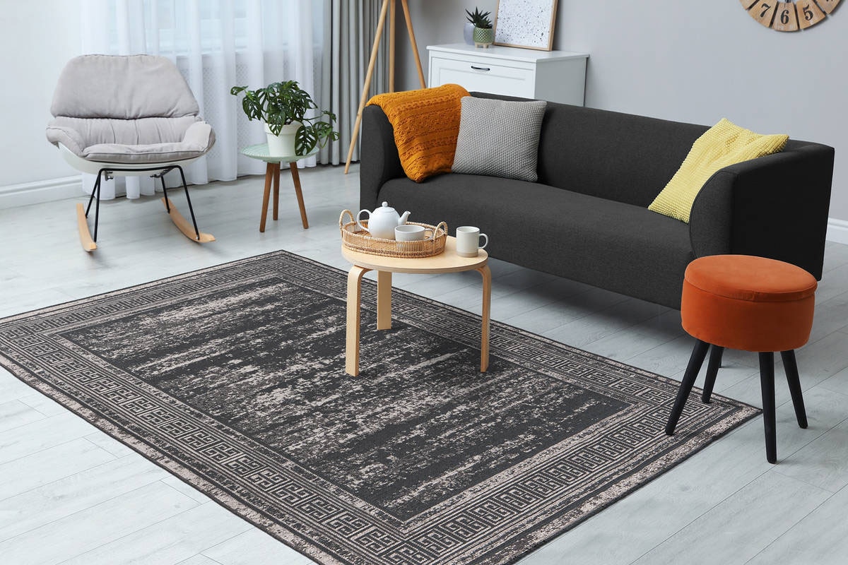 Kayoom Teppich »Kalevi 300«, rechteckig, 8 mm Höhe, Flachgewebe