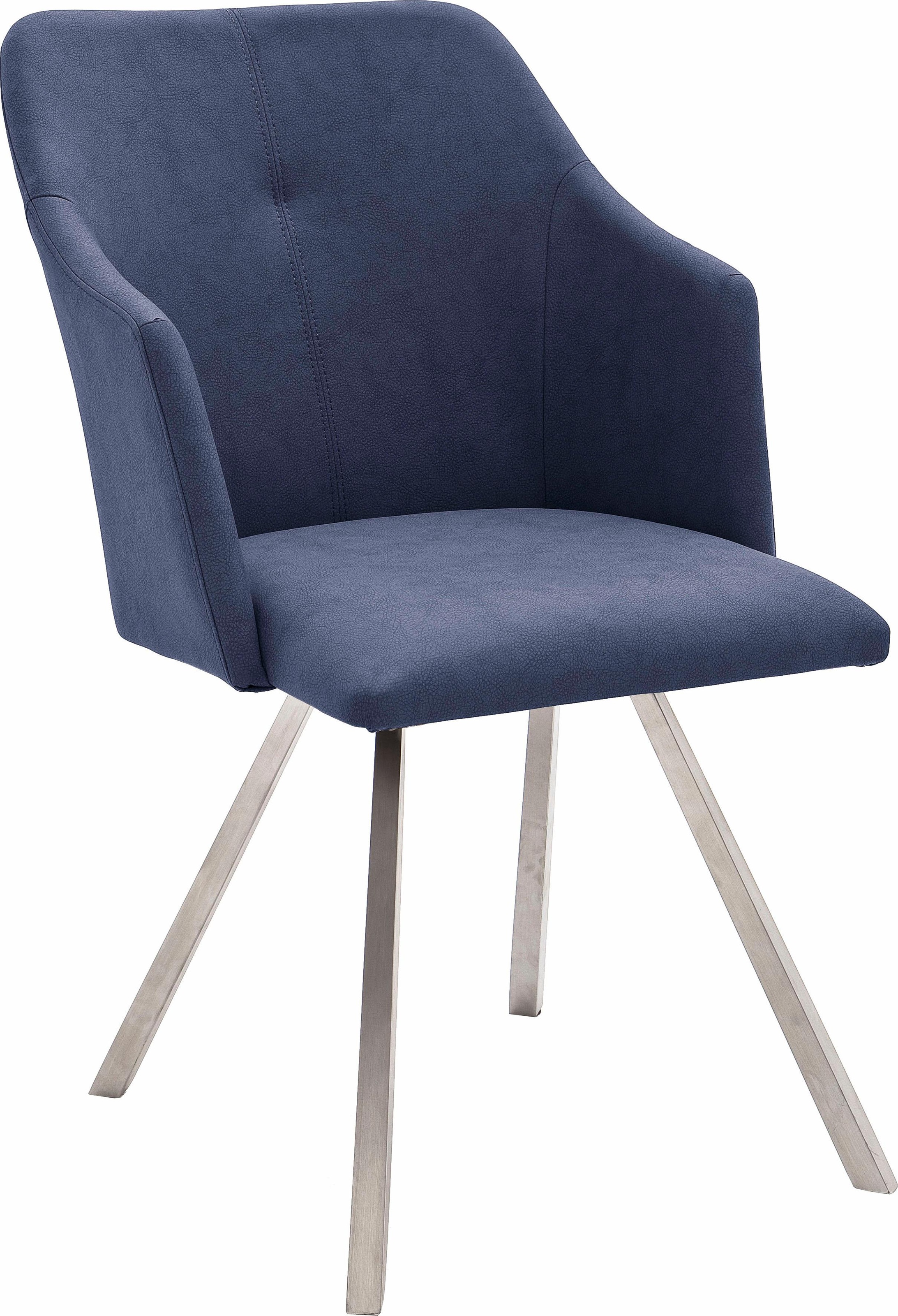 MCA furniture Esszimmerstuhl »Madita 4 Fuß Stuhl B-eckig«, (Set), 2 St., Ve günstig online kaufen